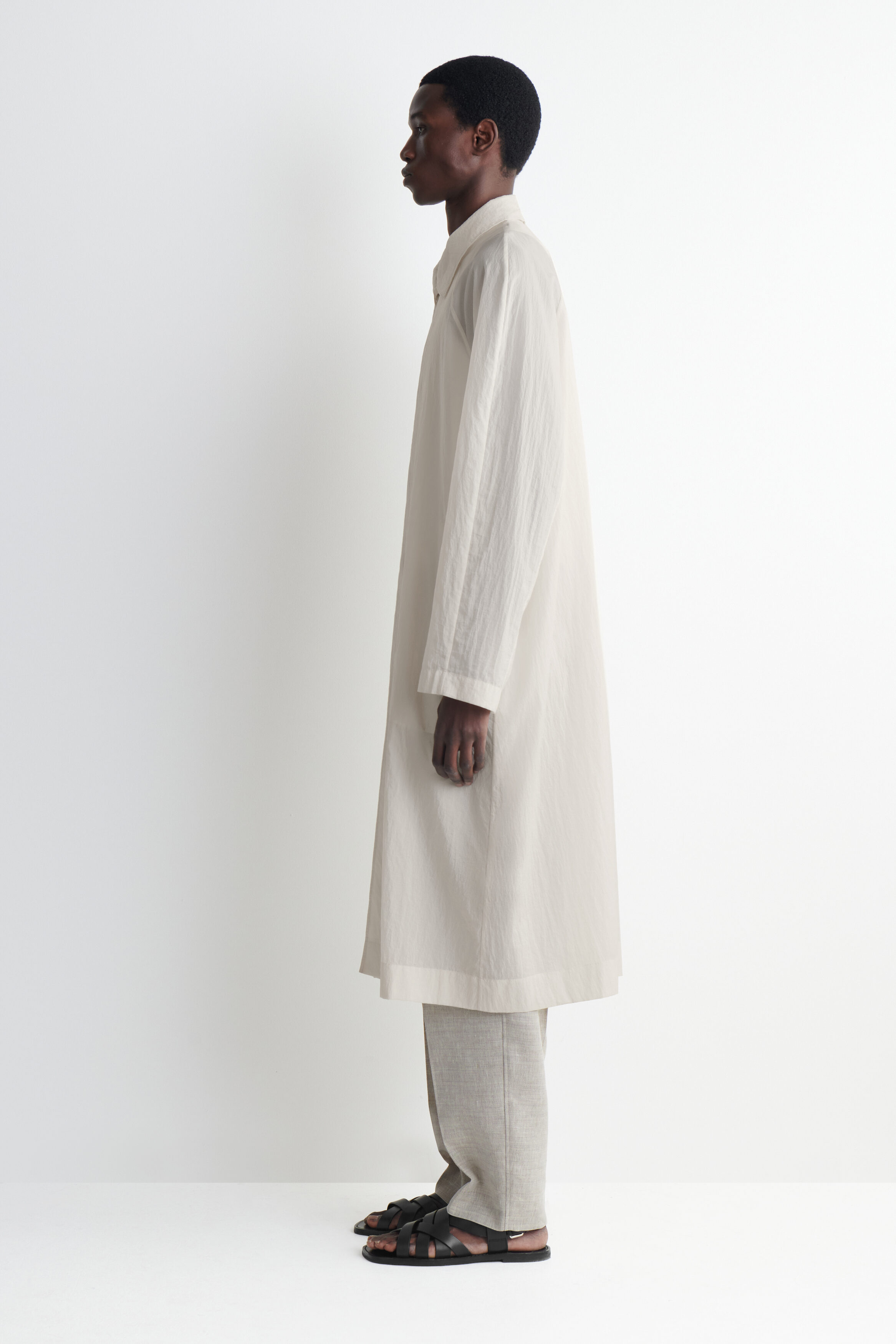 TECHNICAL SHEER-NYLON TRENCH COAT - thumbnail 3