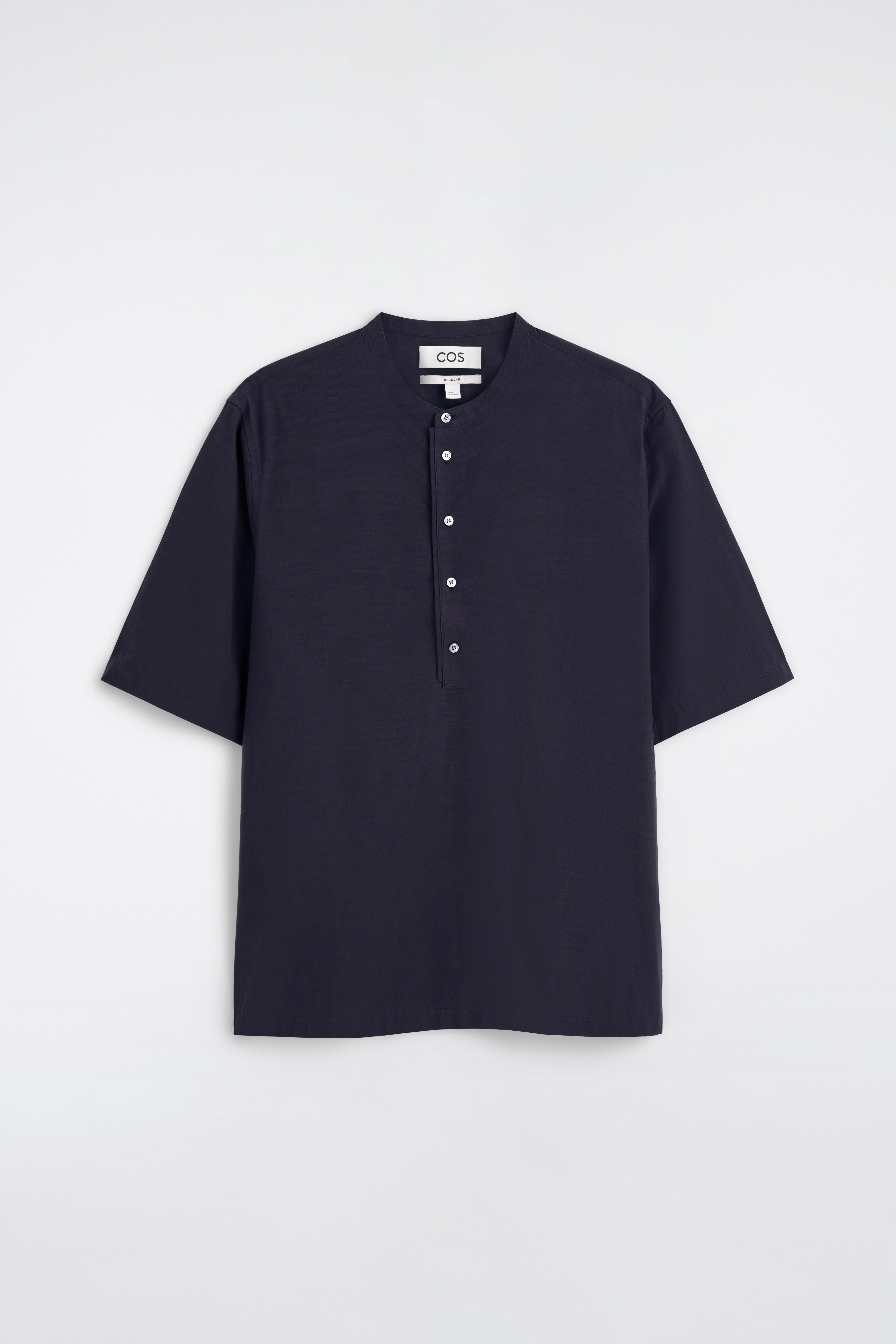 CHEMISE HENLEY EN COTON