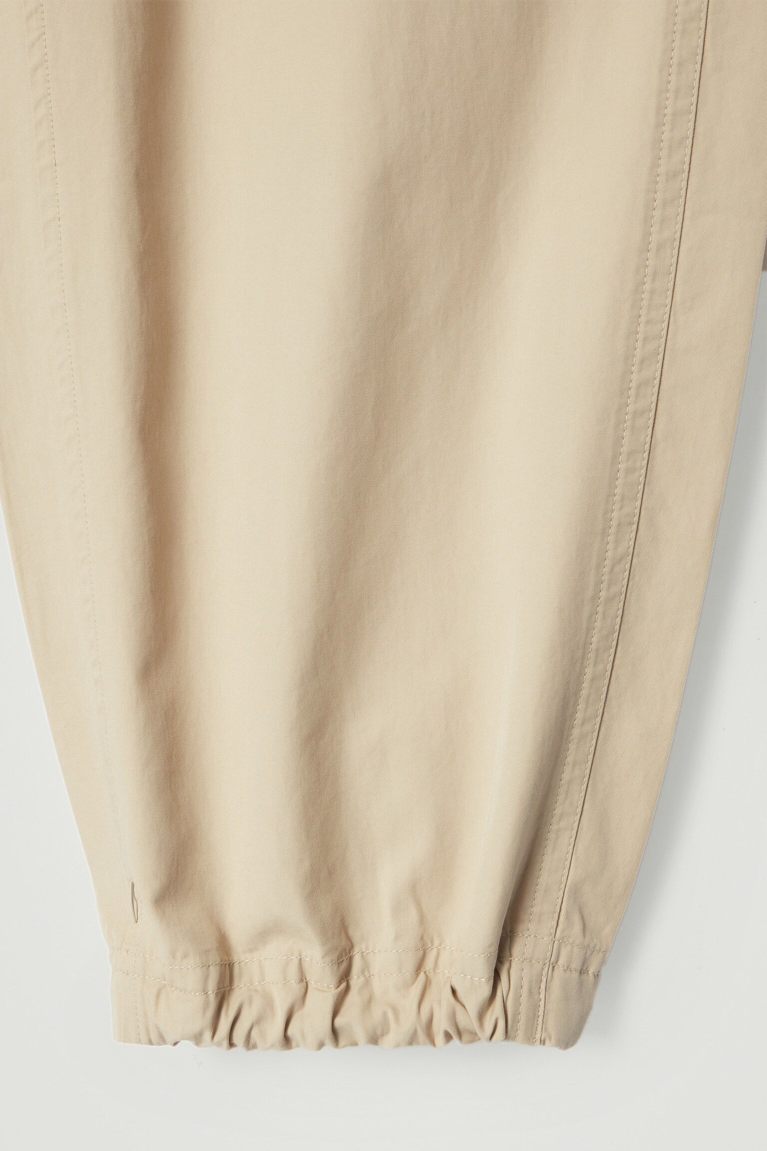 PANTALON CARGO DROIT EN COTON - BEIGE - 2