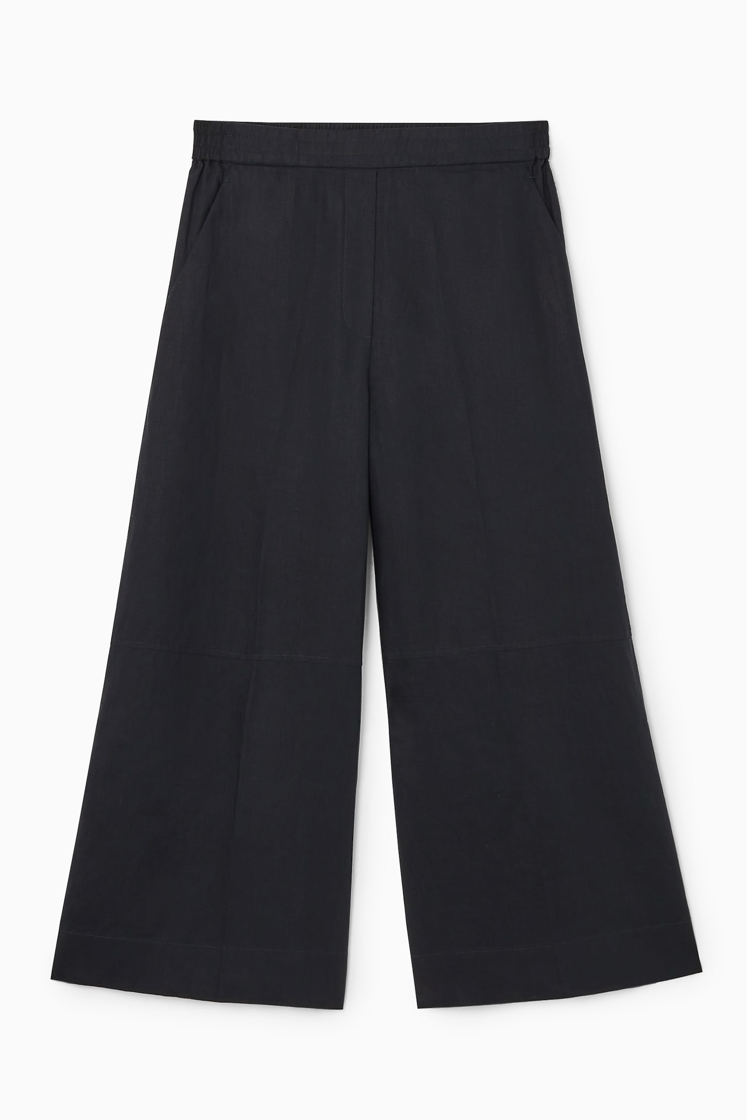 LINEN CULOTTES - NAVY/BLUE/BLACK