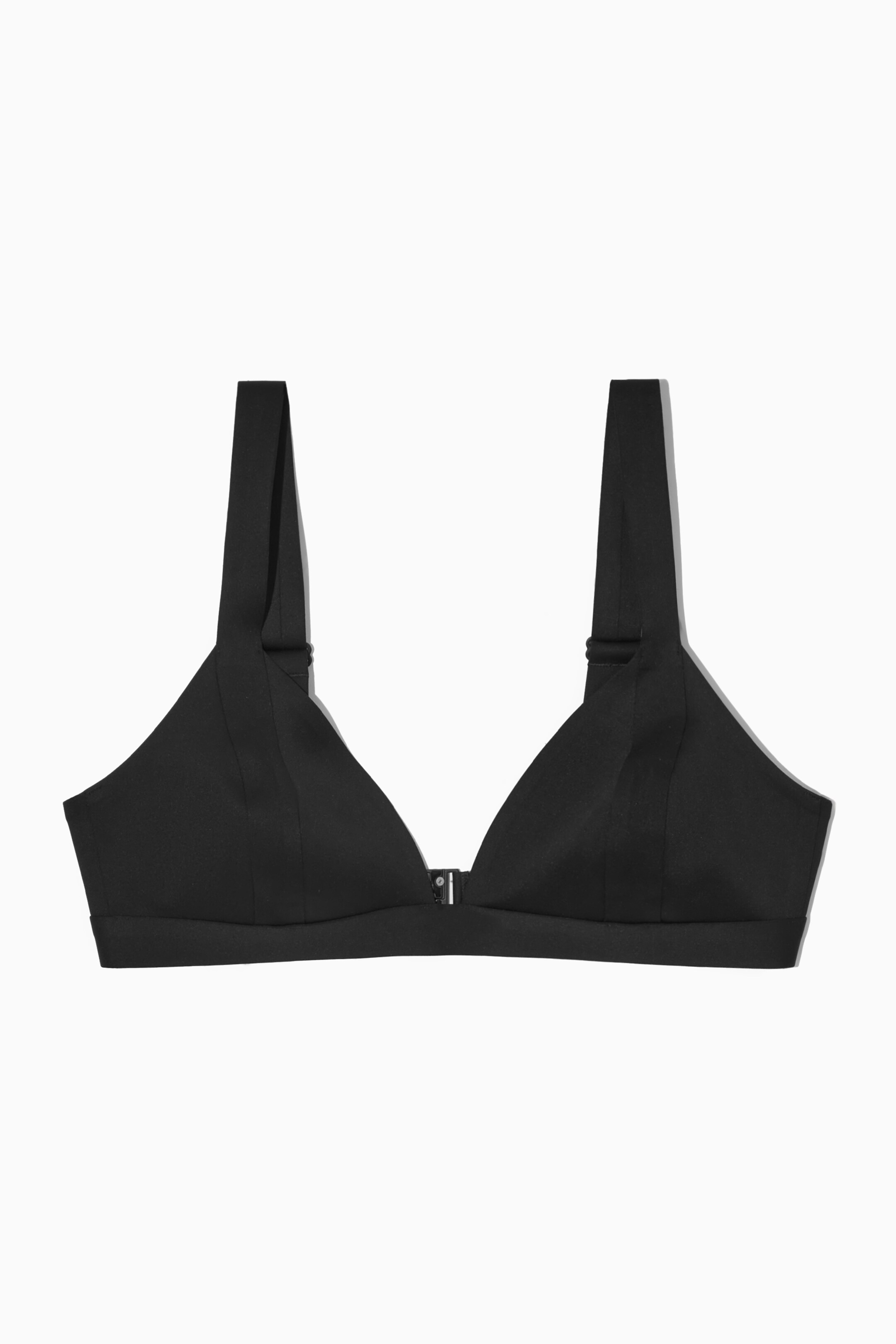 Grösseres Bild ansehen: TRIANGEL-BIKINIOBERTEIL MIT TIEFEM AUSSCHNITT - SCHWARZ - DAMEN | H&M CH 1