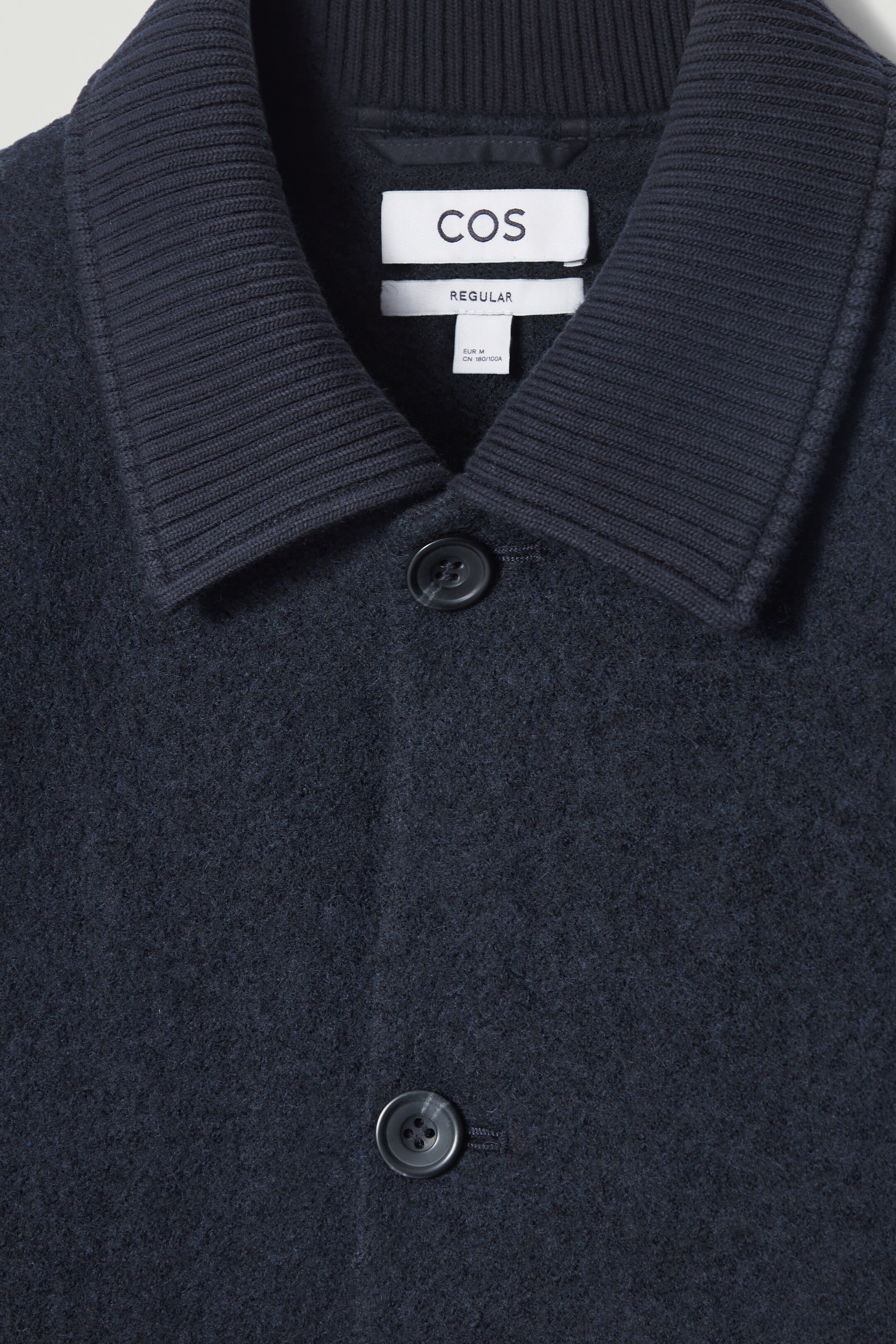 הצגת תמונה גדולה יותר: ז'קט צמר מבושל - כחול כהה - Men | H&M IL 2