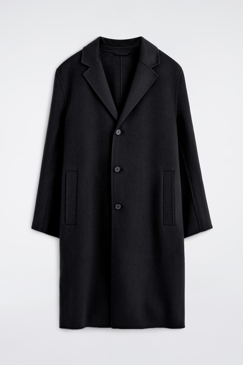 Tailored Double-Faced Wool-Blend Coat