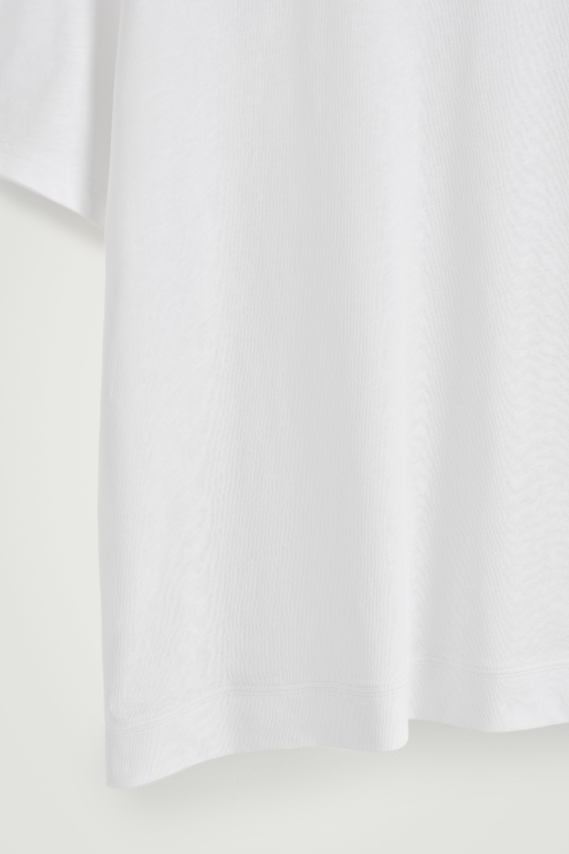 Agrandir l'image: T-SHIRT DÉCONTRACTÉ EN COTON ET LIN FLAMMÉ - BLANC - HOMME | H&M BE 6