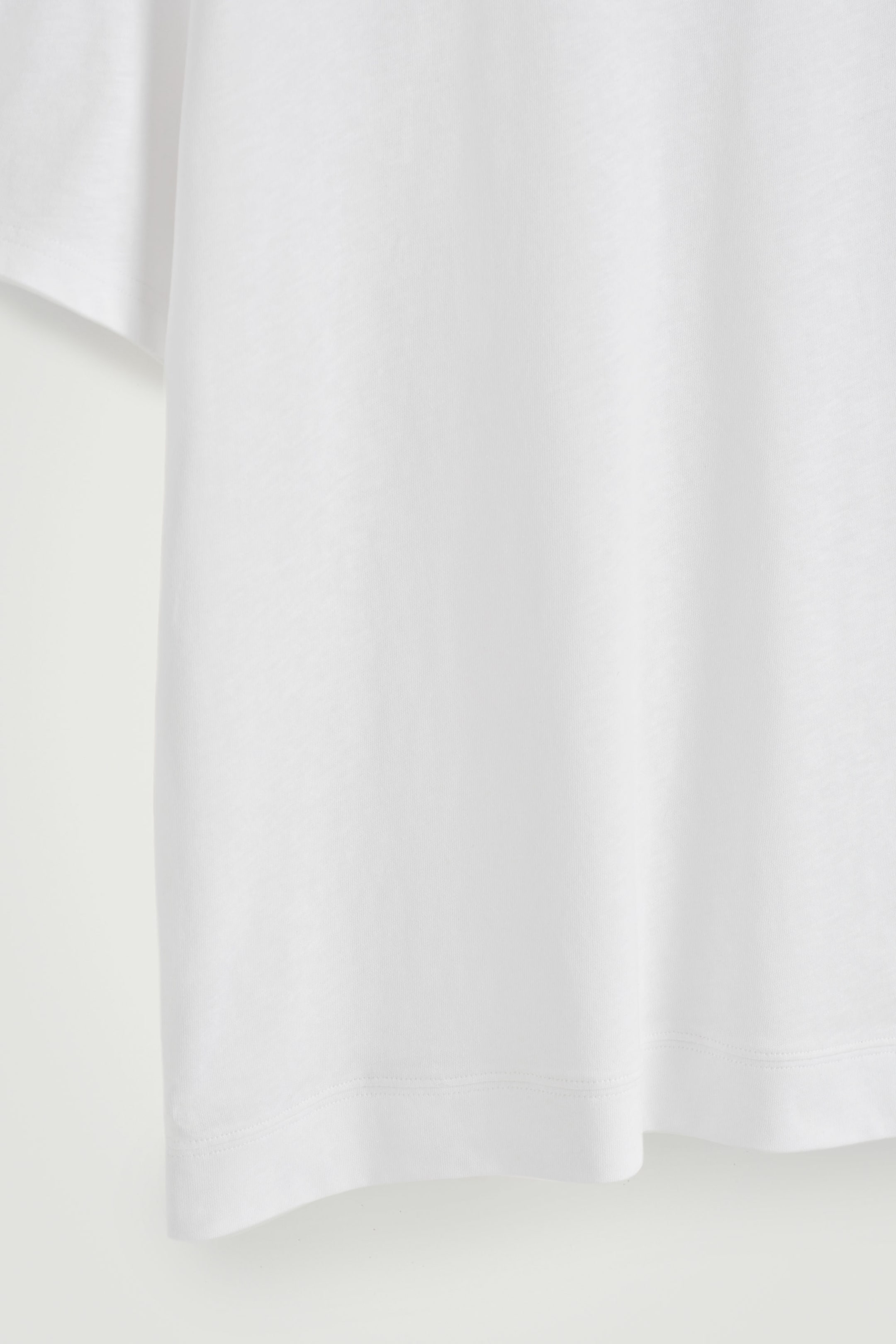 RELAXED SLUBBED COTTON-LINEN T-SHIRT