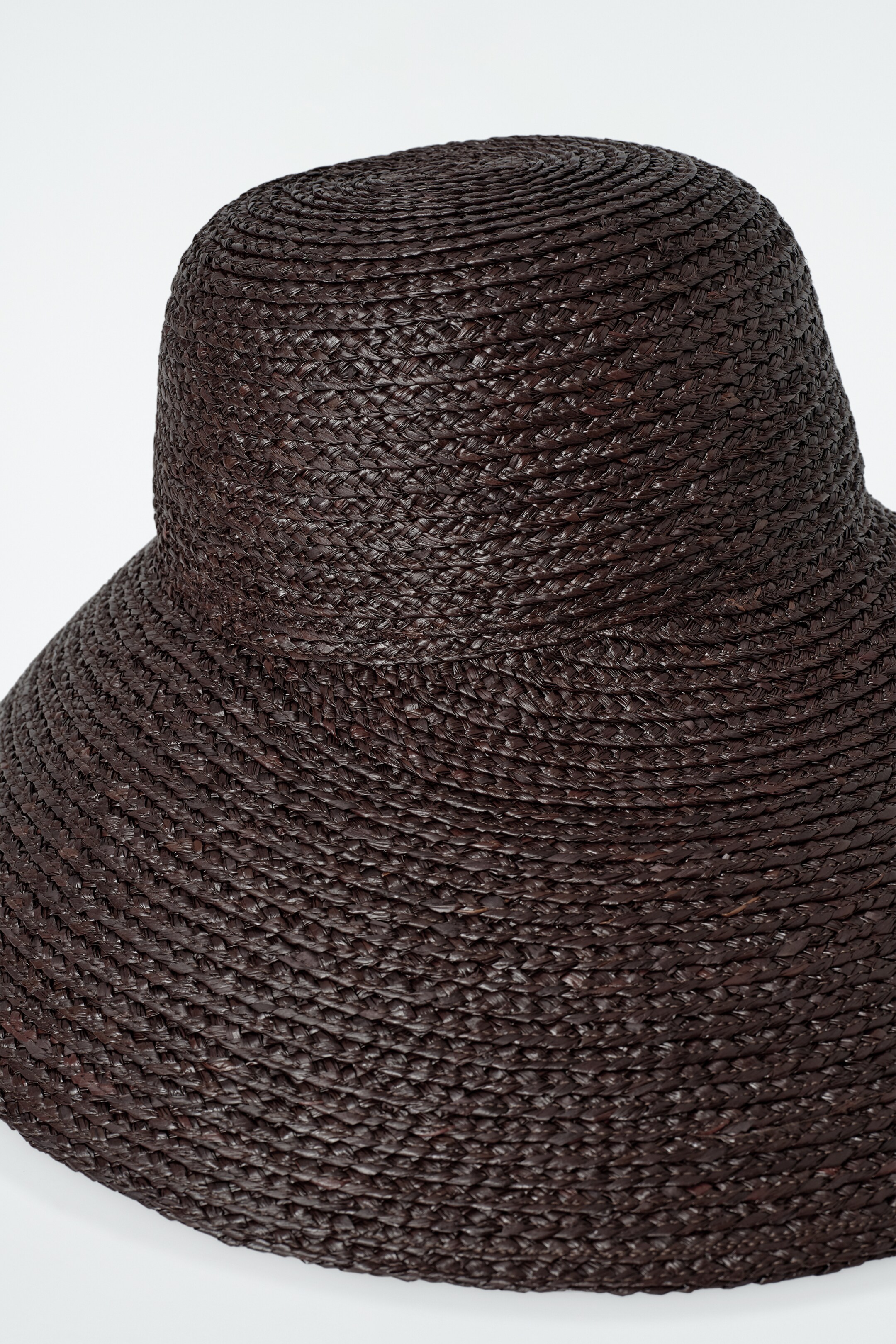 Grösseres Bild ansehen: STROHHUT MIT BREITER KREMPE - DUNKELBRAUN - DAMEN | H&M CH 4