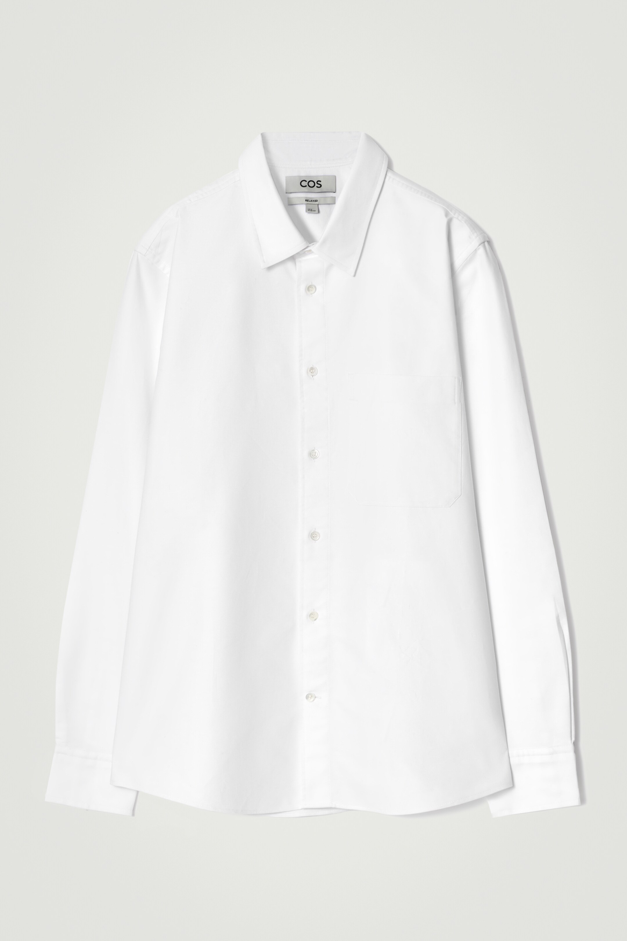 Ver imagem maior: Camisa Oxford relaxada - BRANCO - HOMEM | H&M PT 6