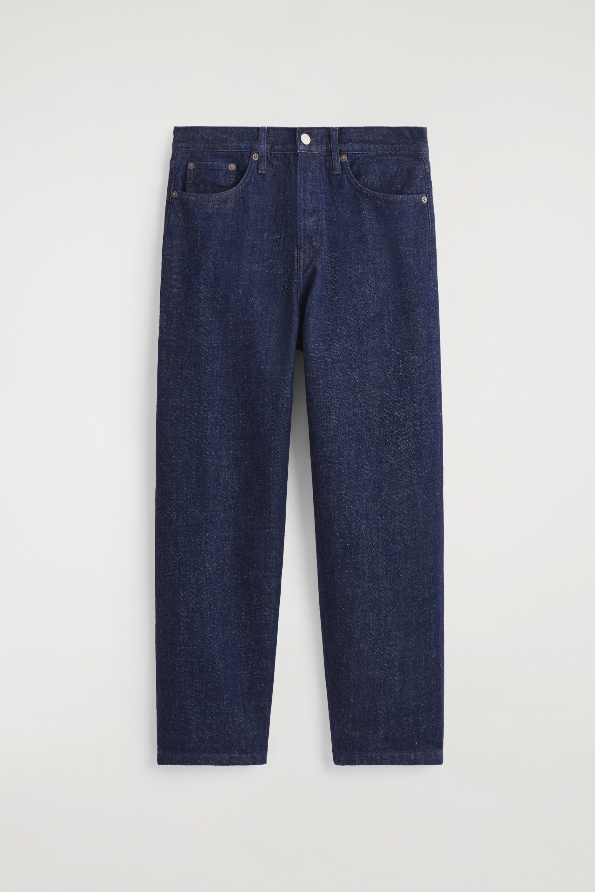 DOME STRAIGHT-LEG JEANS - DARK BLUE | COS