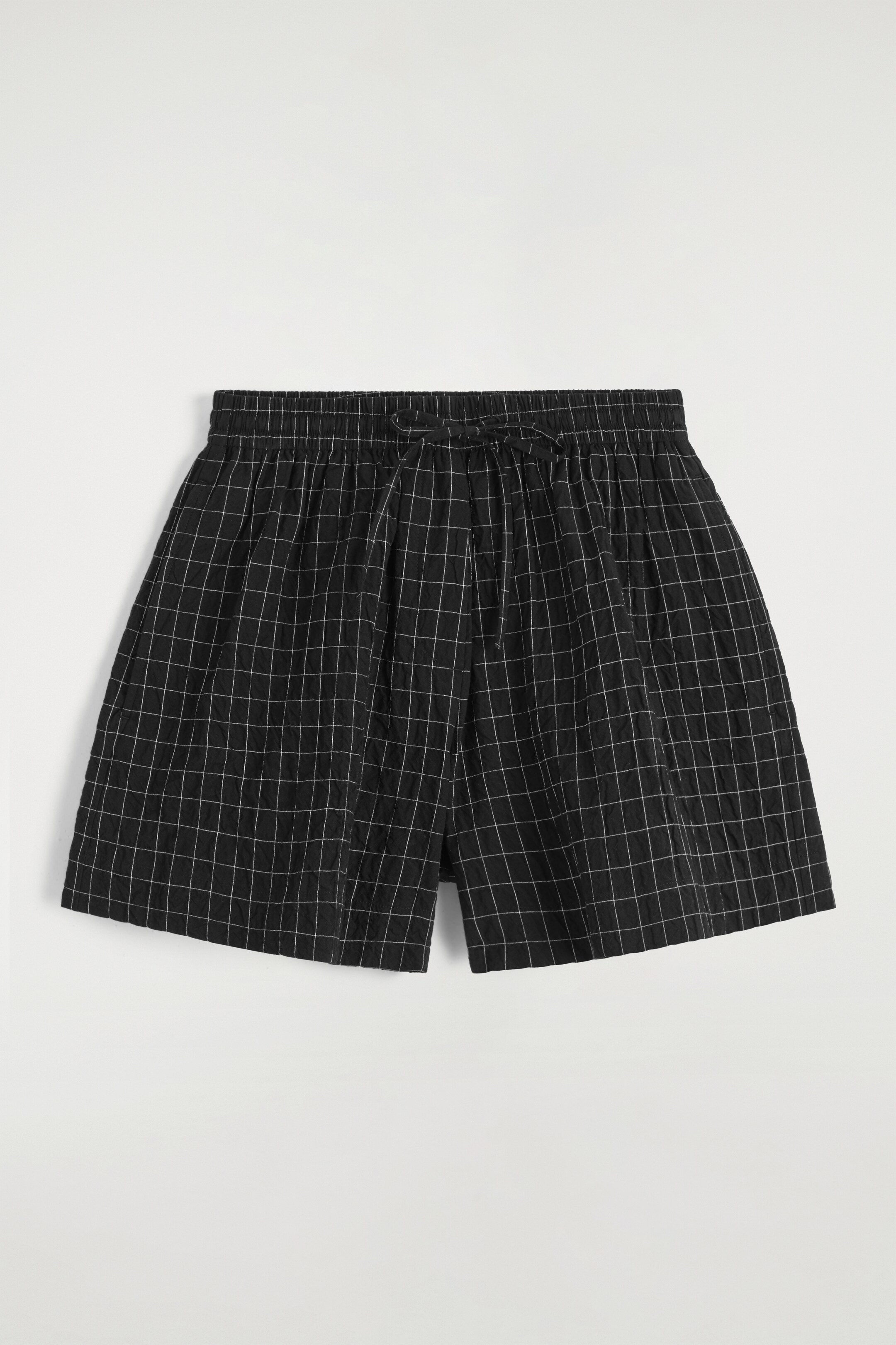 Ver imagem maior: CALÇÕES DE ALGODÃO XADREZ - preto / xadrez - SENHORA | H&M PT 5