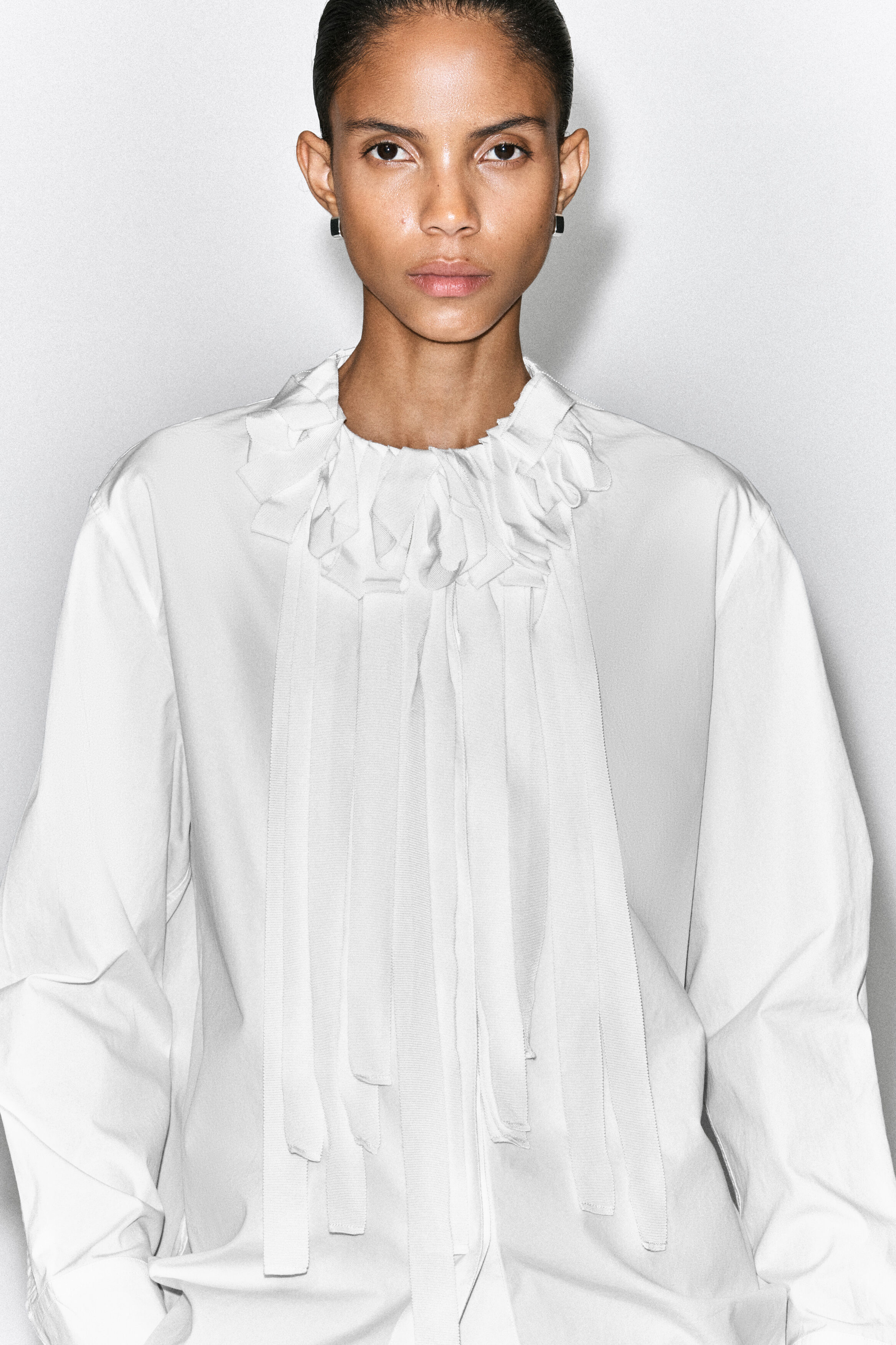 GROSGRAIN BIB-FRONT COTTON SHIRT - thumbnail 6