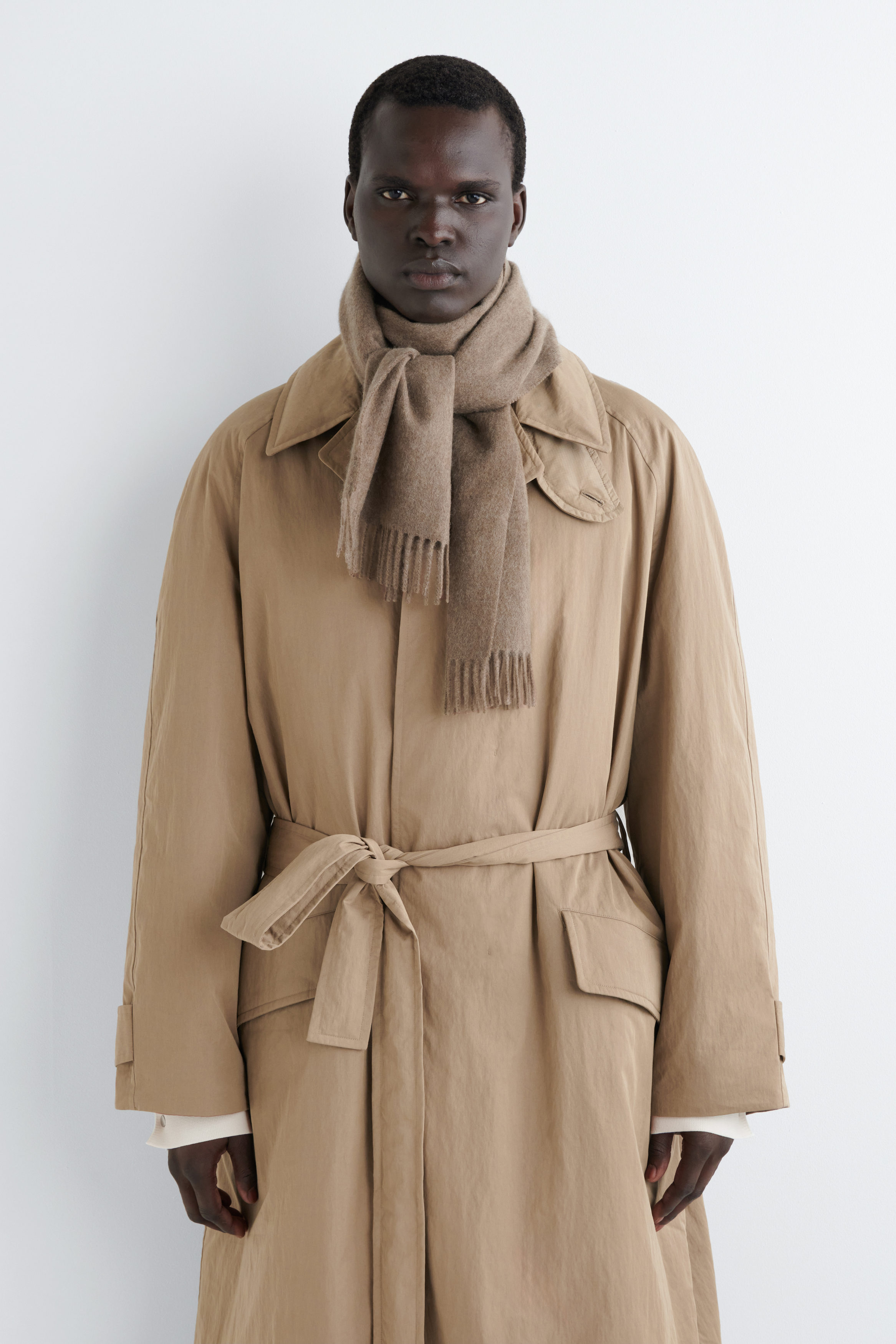 CASHMERE SCARF - BEIGE | COS US