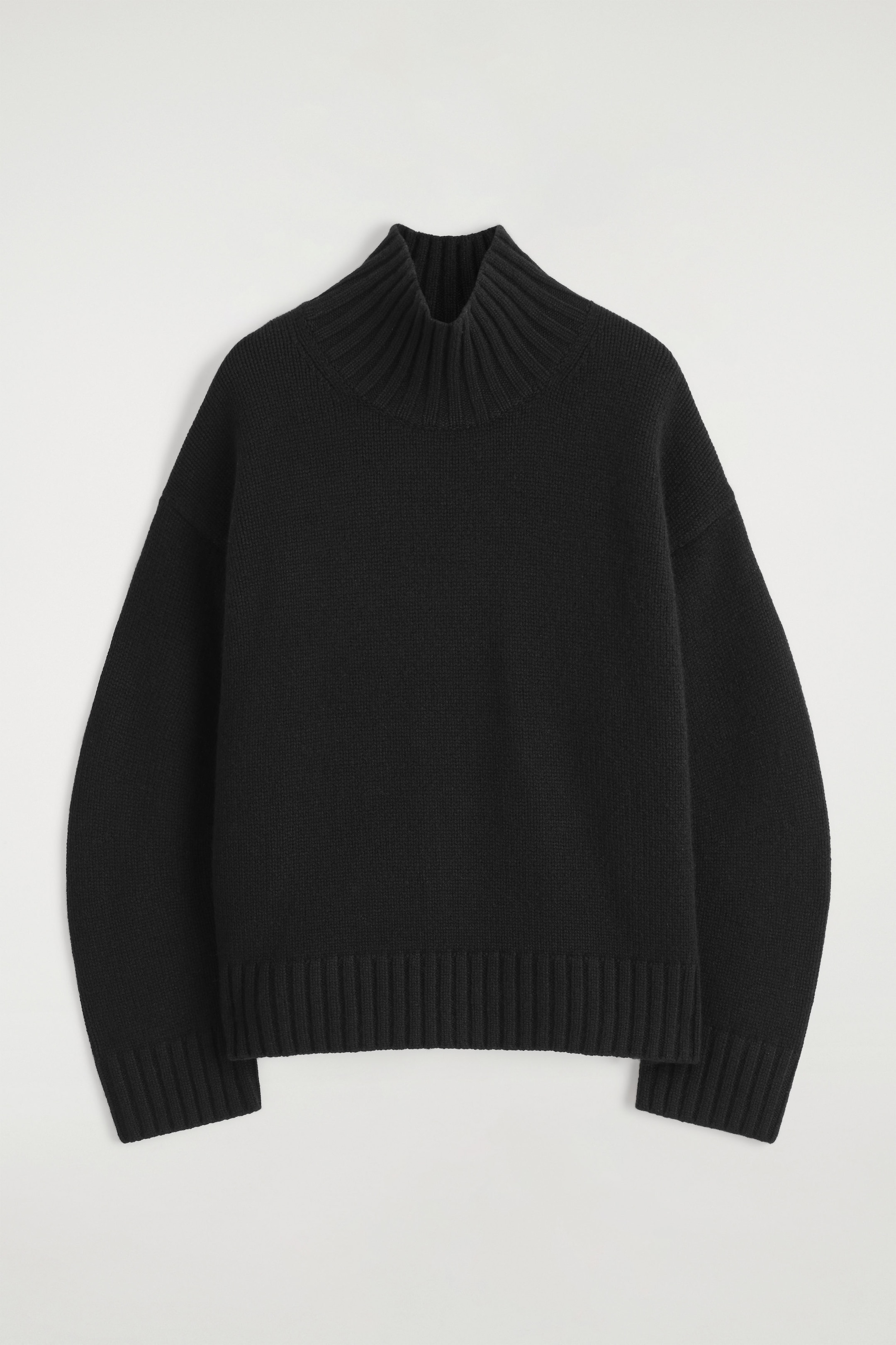 CASHMERE FUNNEL-NECK SWEATER