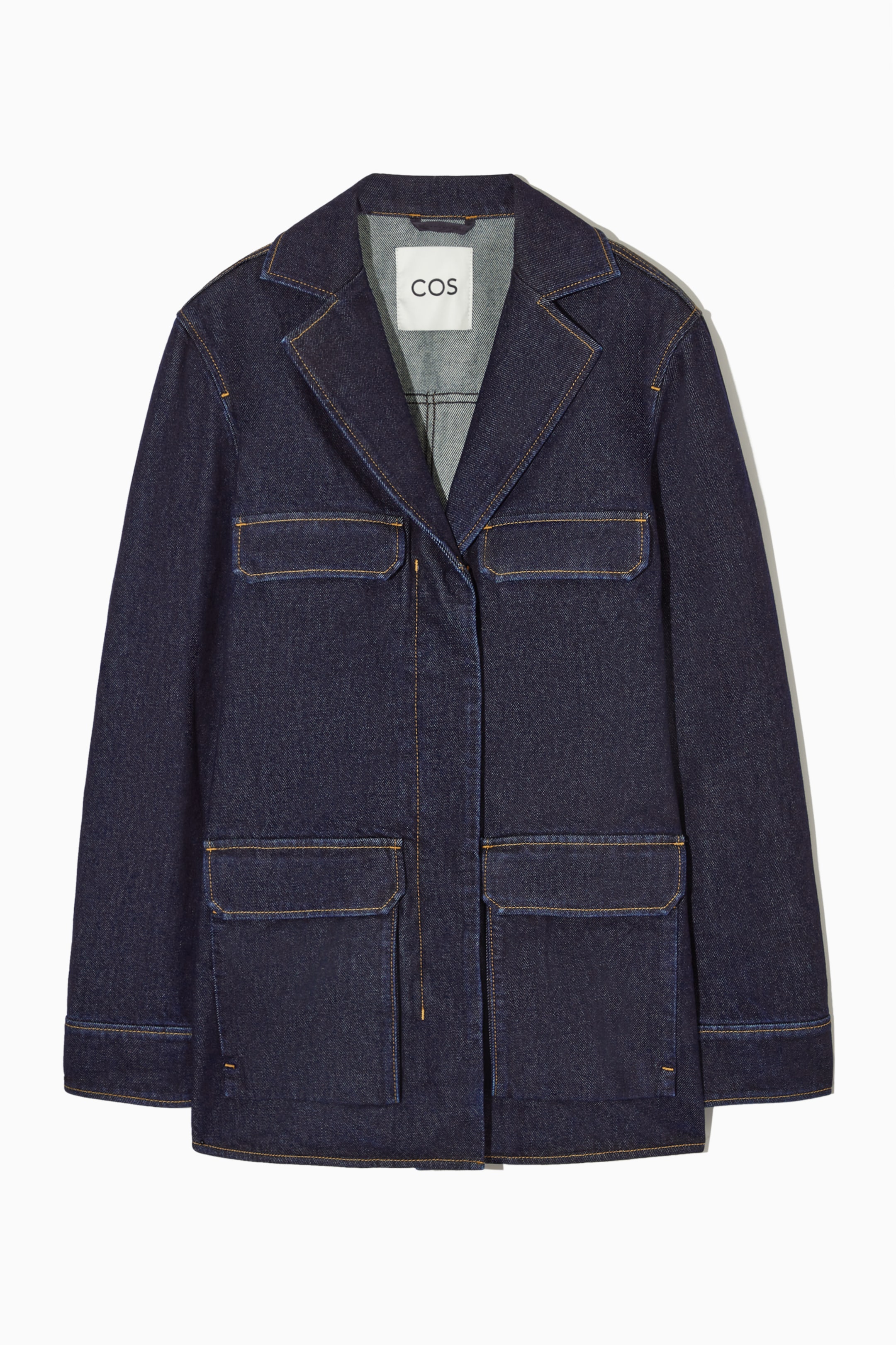 View larger image: UTILITY-STYLE DENIM JACKET - INDIGO - Ladies | H&M GB 1