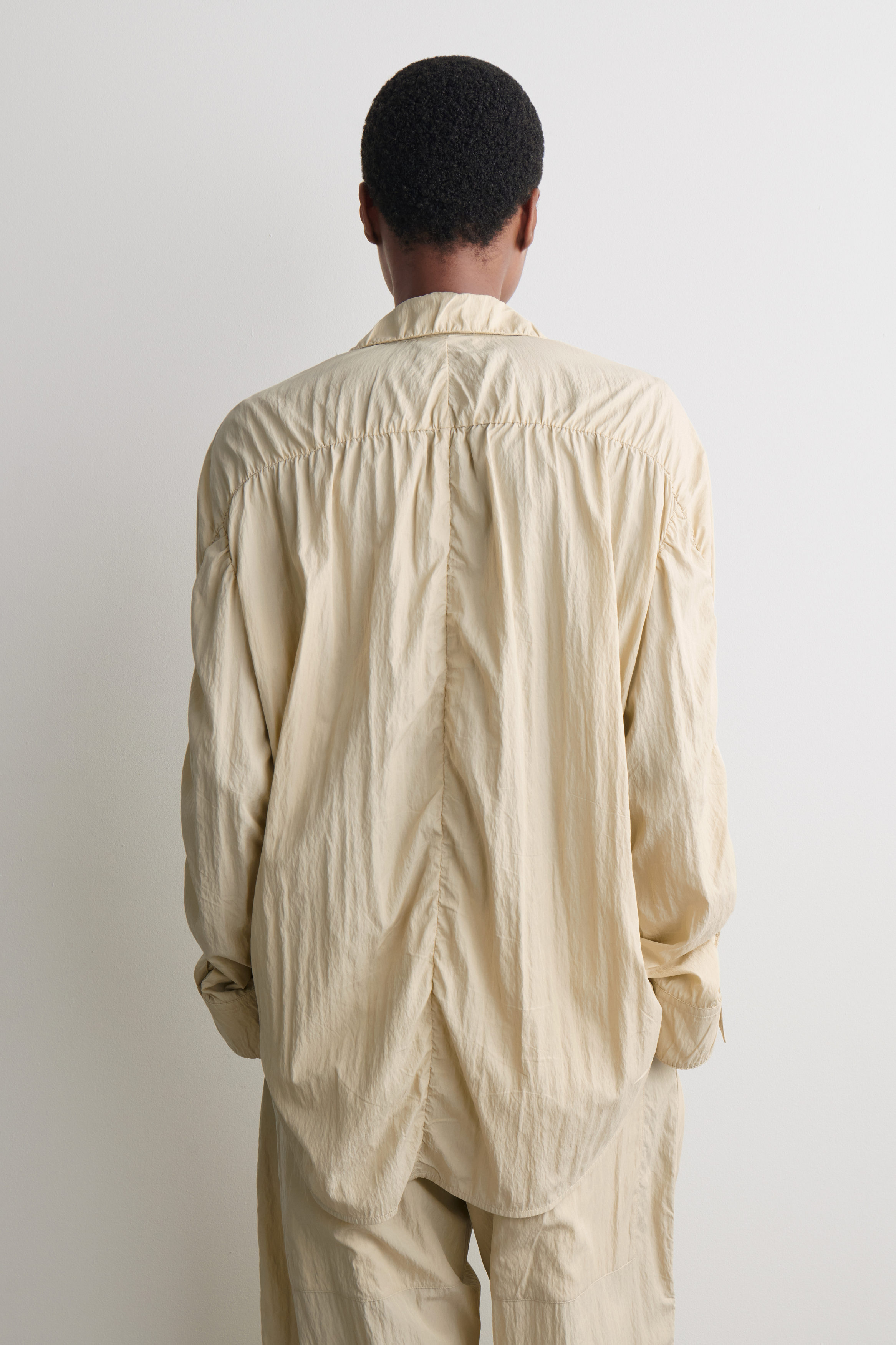 CRINKLED-SILK SHIRT - thumbnail 4