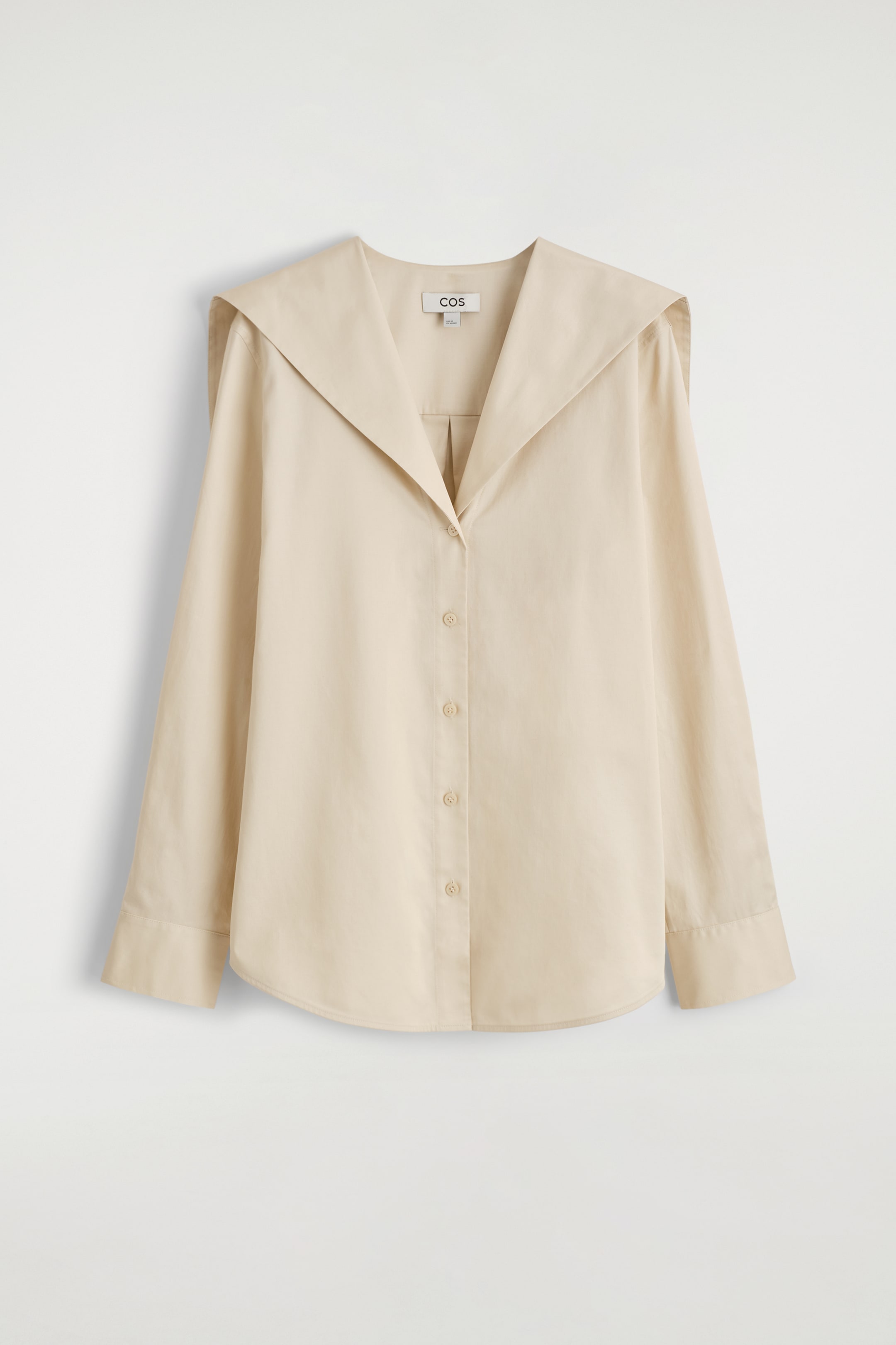 Visualizza immagine più grande: CAMICIA IN COTONE CON COLLETTO ALLA MARINARA - BEIGE CHIARO - DONNA | H&M IT 6