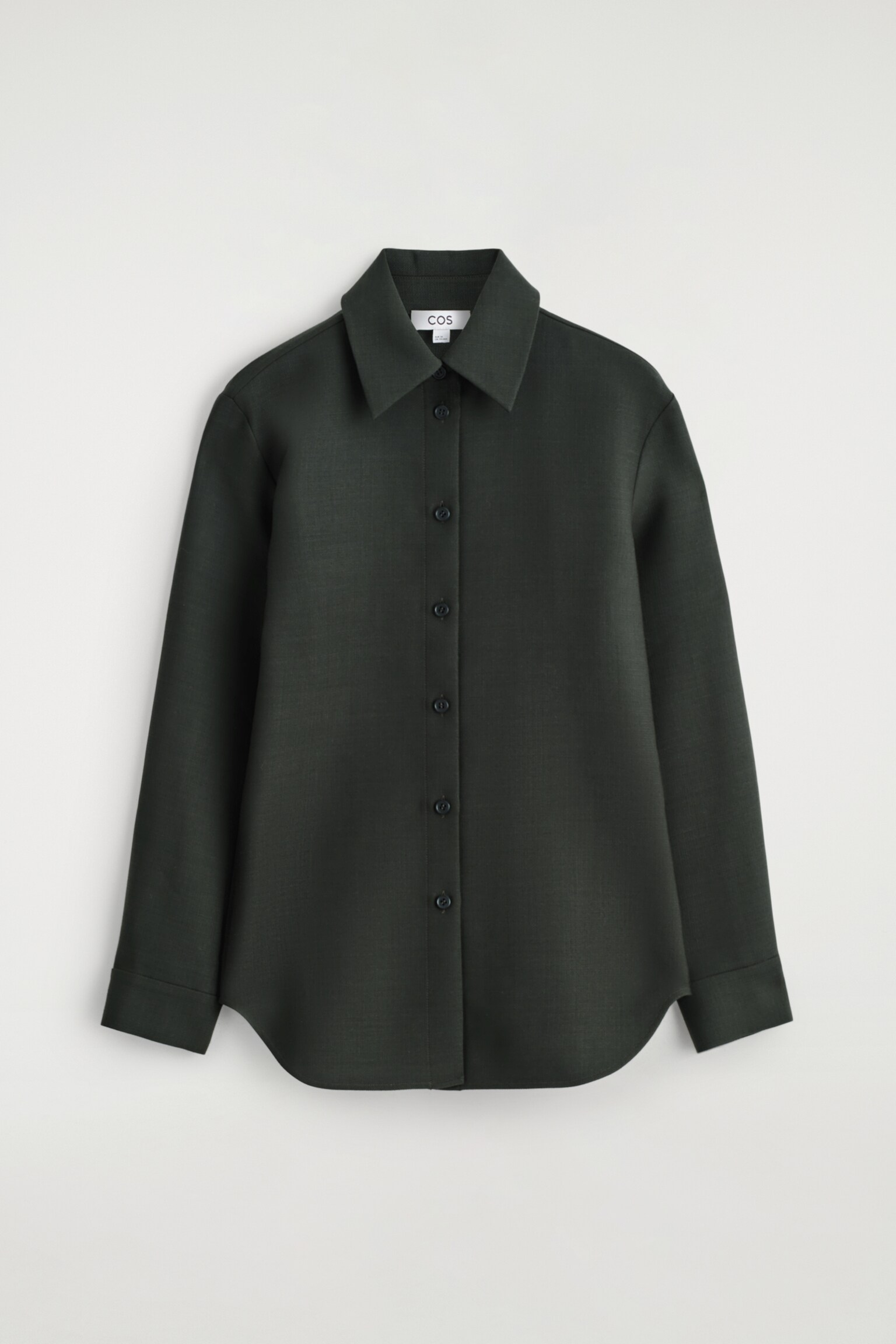 CHEMISE EN LAINE - VERT FONCÉ - 2
