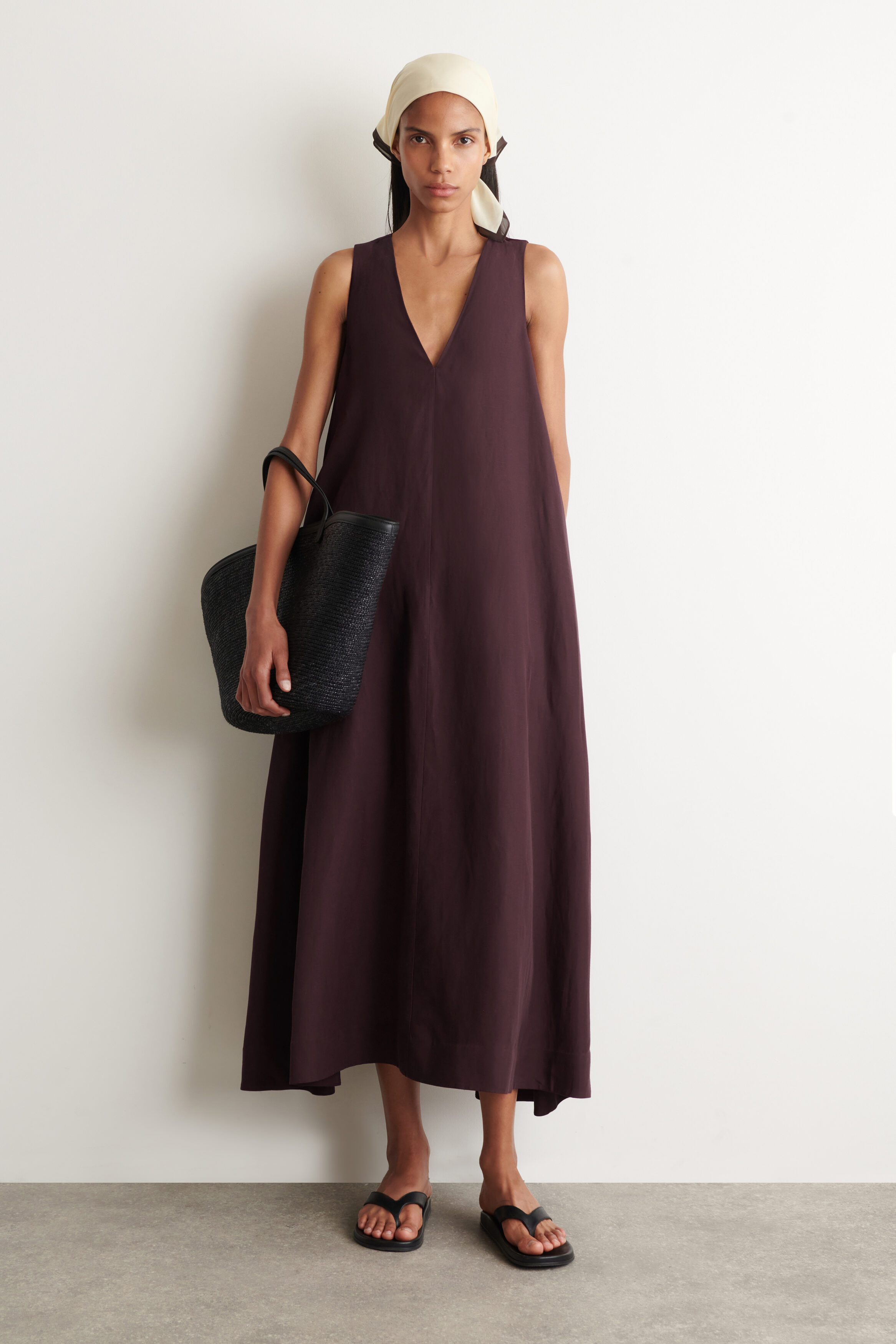 & Other Stories Linen A-Line Dress | King's Cross