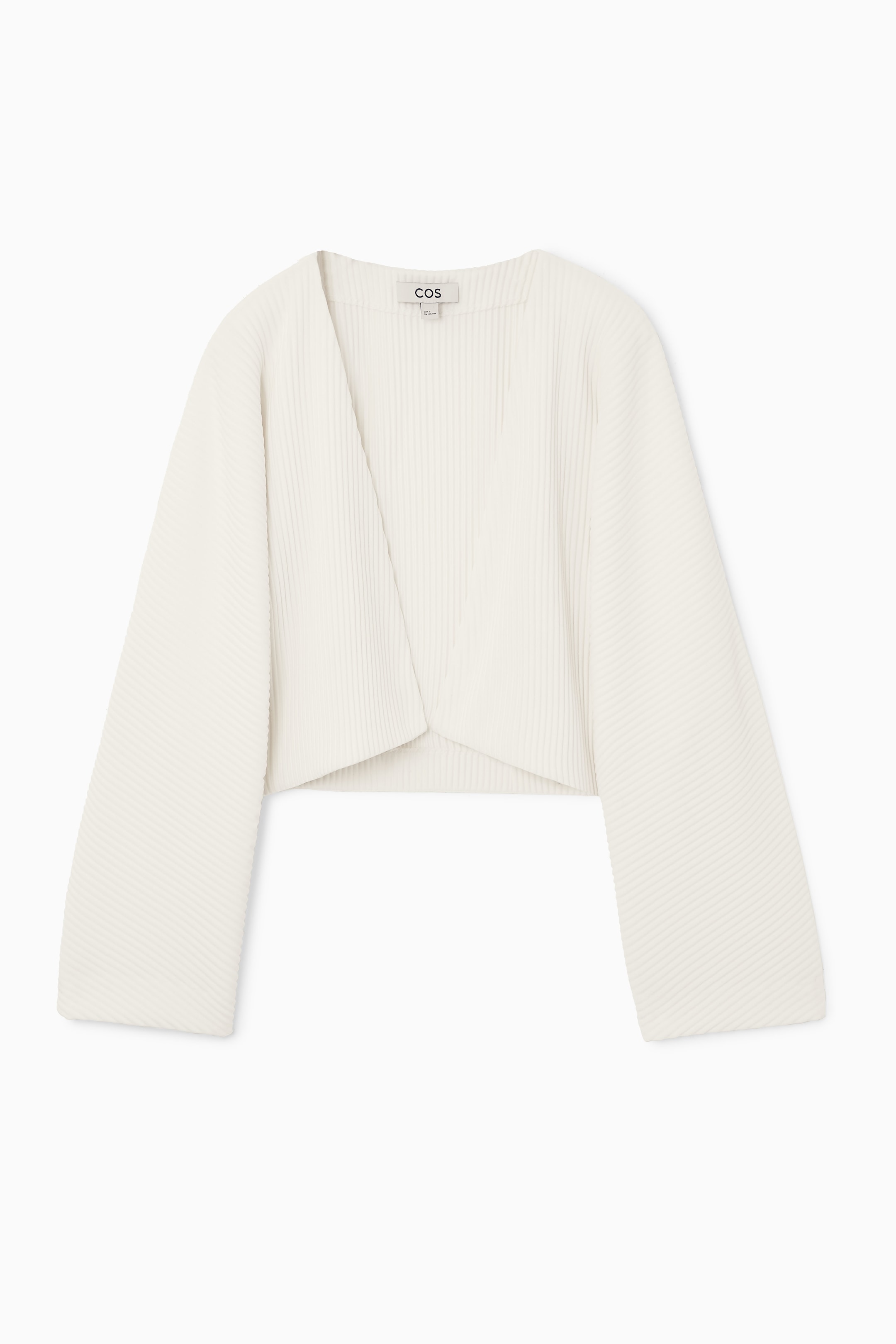Agrandir l'image: VESTE BOLÉRO PLISSÉE - IVOIRE - FEMME | H&M CH 1