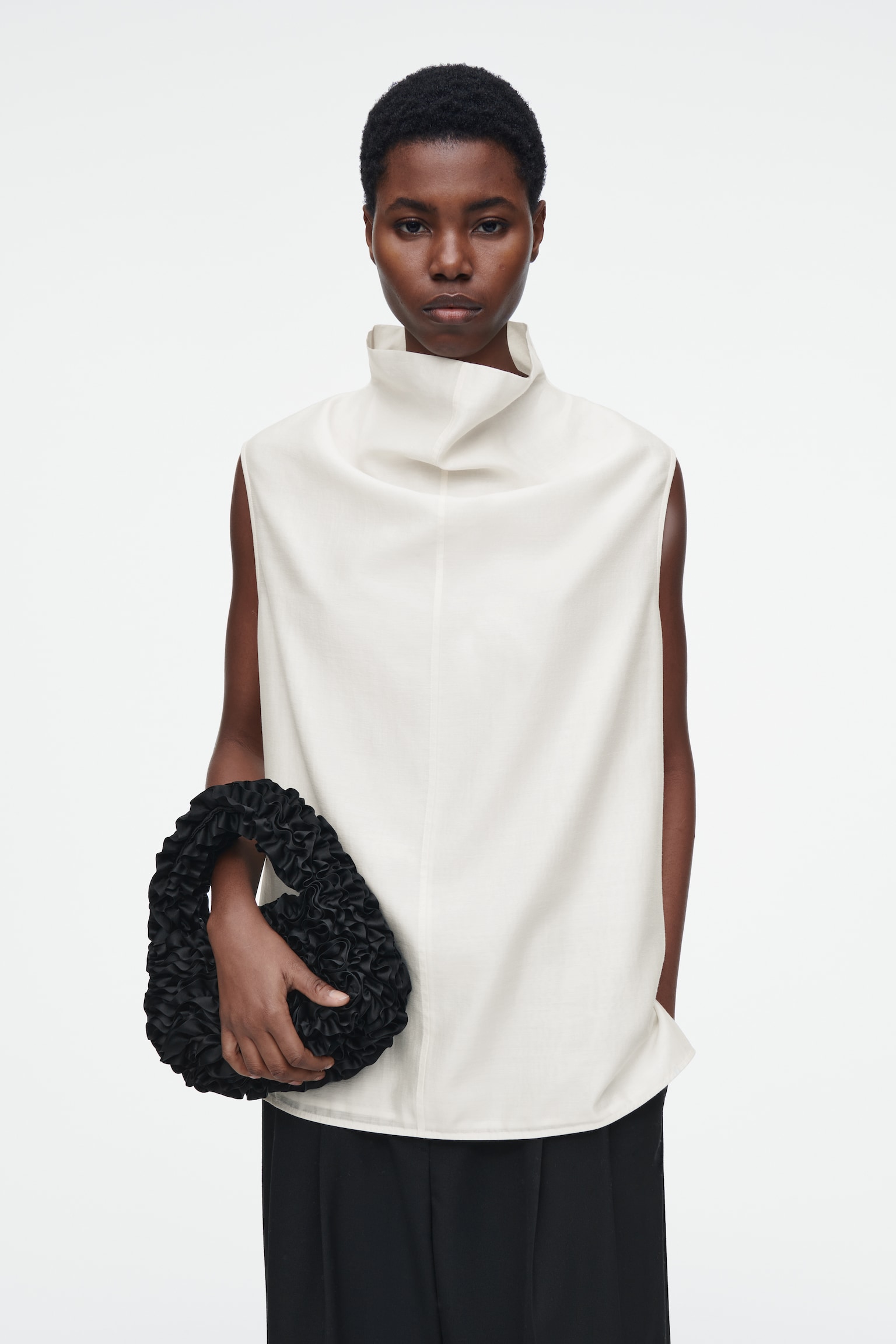 BORSA DAHLIA MICRO - NERO