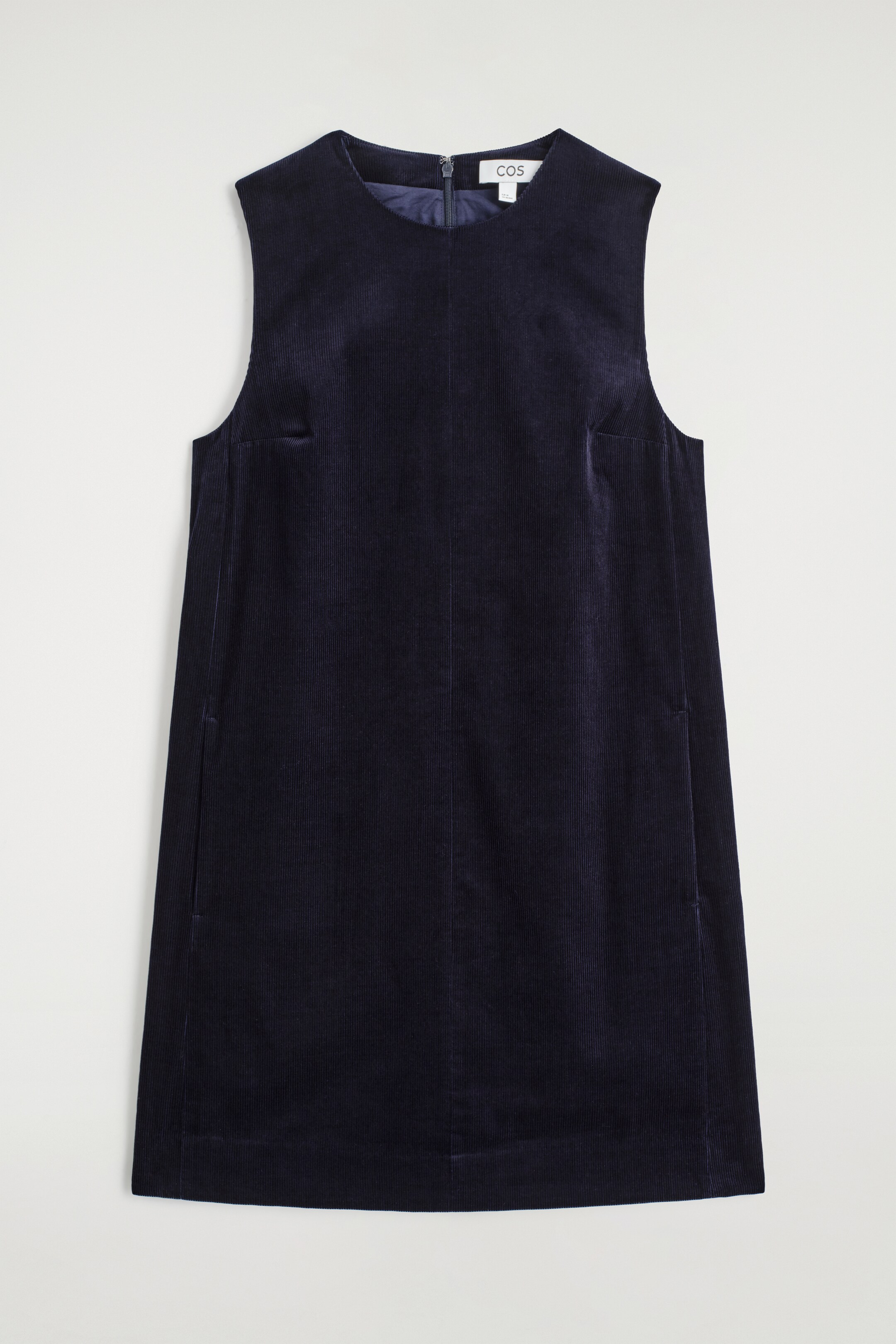 הצגת תמונה גדולה יותר: שמלת מיני קורדורוי - כחול כהה - Ladies | H&M IL 5