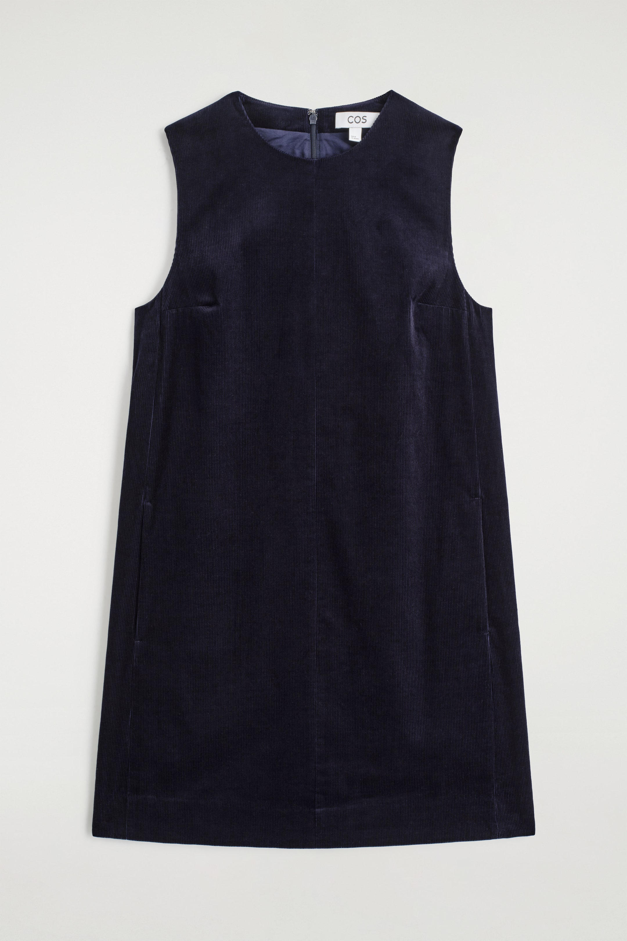 CORDUROY MINI SHIFT DRESS