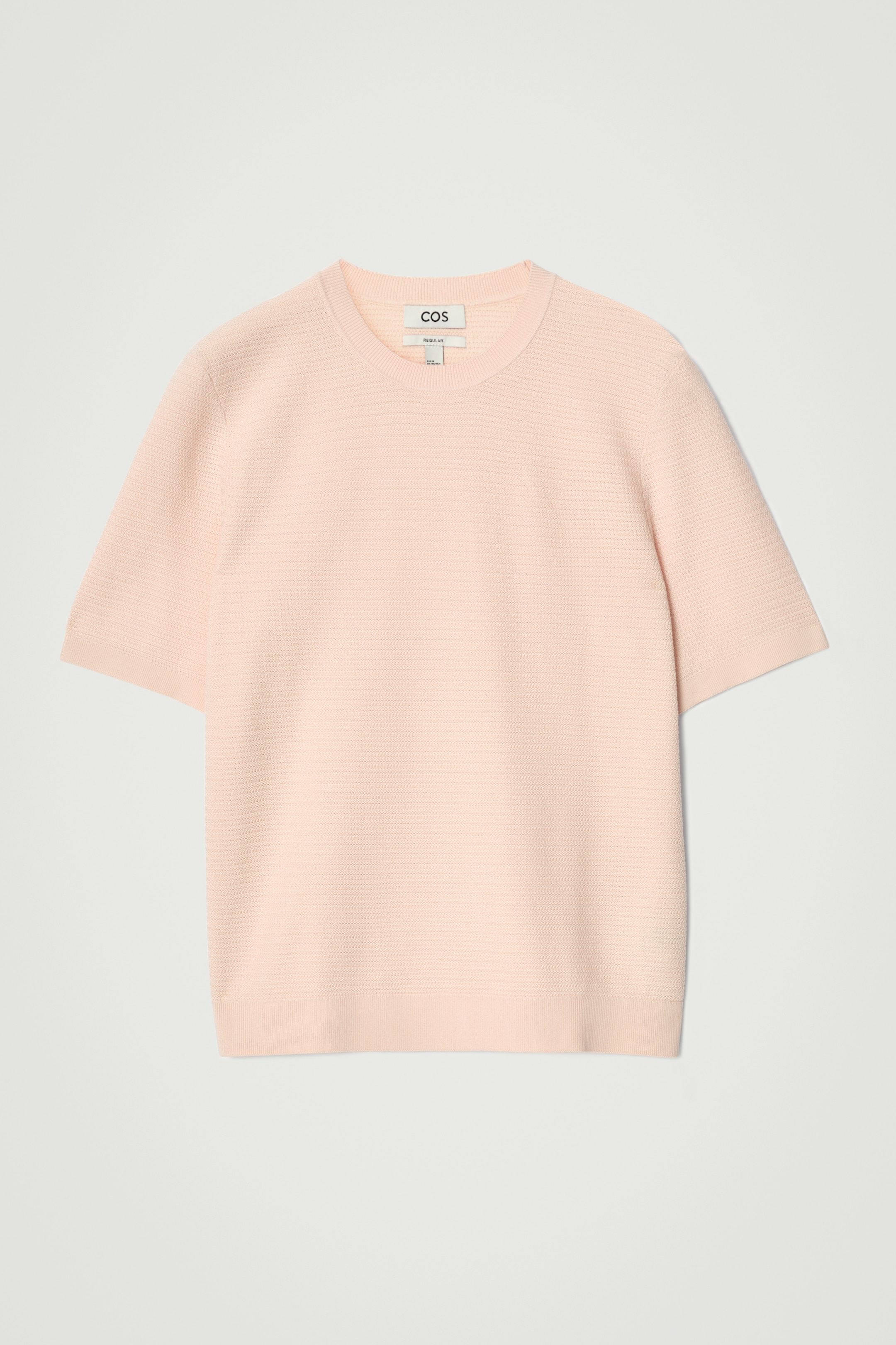 Visualizza immagine più grande: T-SHIRT IN MAGLIA DI COTONE TESTURIZZATA - ALBICOCCA - UOMO | H&M IT 6