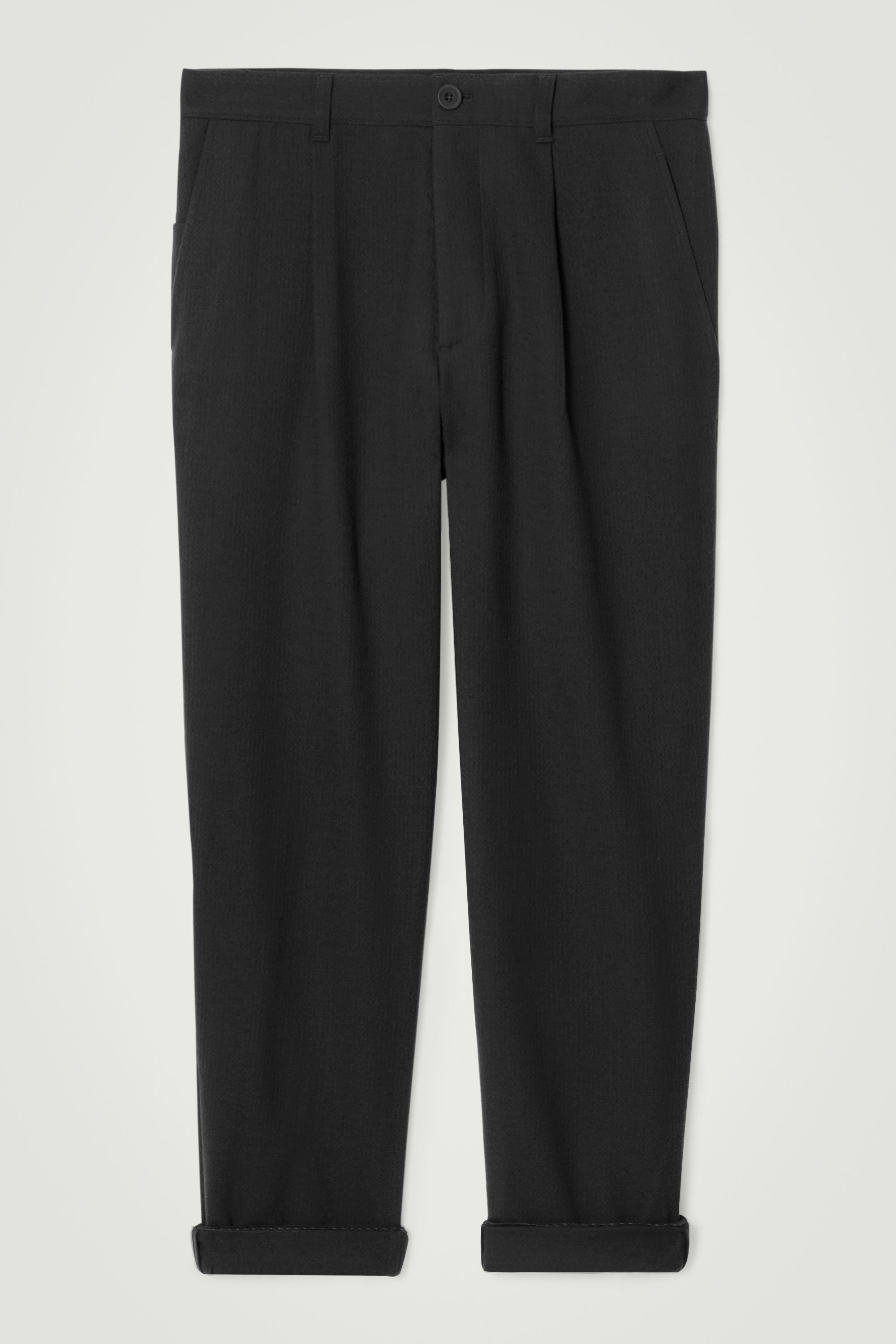 TOD'S★素敵！Pleated wool-twill tapered pants Pleated Tapered Pants | Brooks Brothers