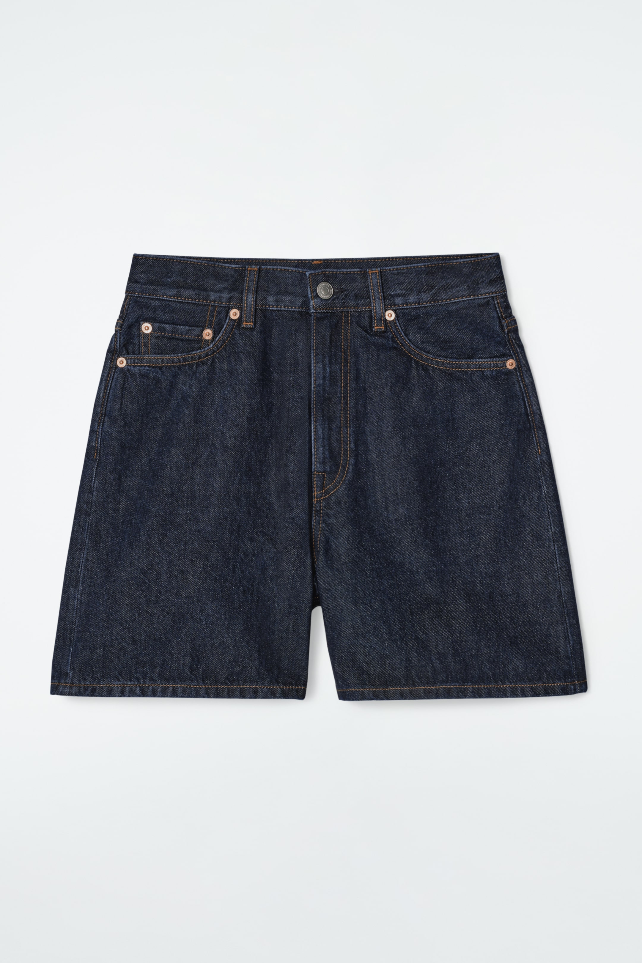Grösseres Bild ansehen: JEANSSHORTS MIT HOHEM BUND - INDIGOBLAU - DAMEN | H&M CH 6