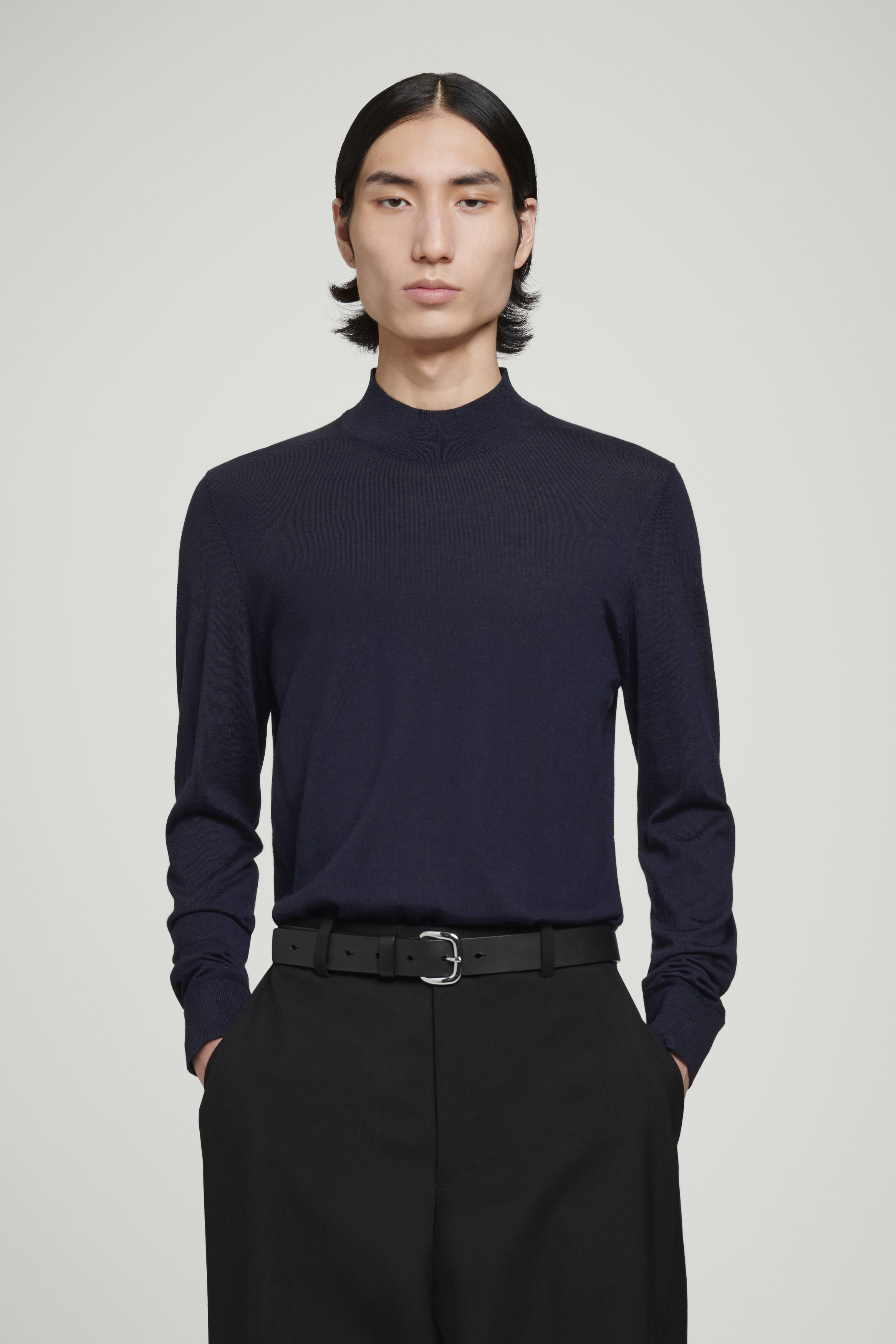その他 TEN MOCK NECK COTTON KNIT NAVY L Merino mock neck - RWS - Total Eclipse – KnowledgeCotton