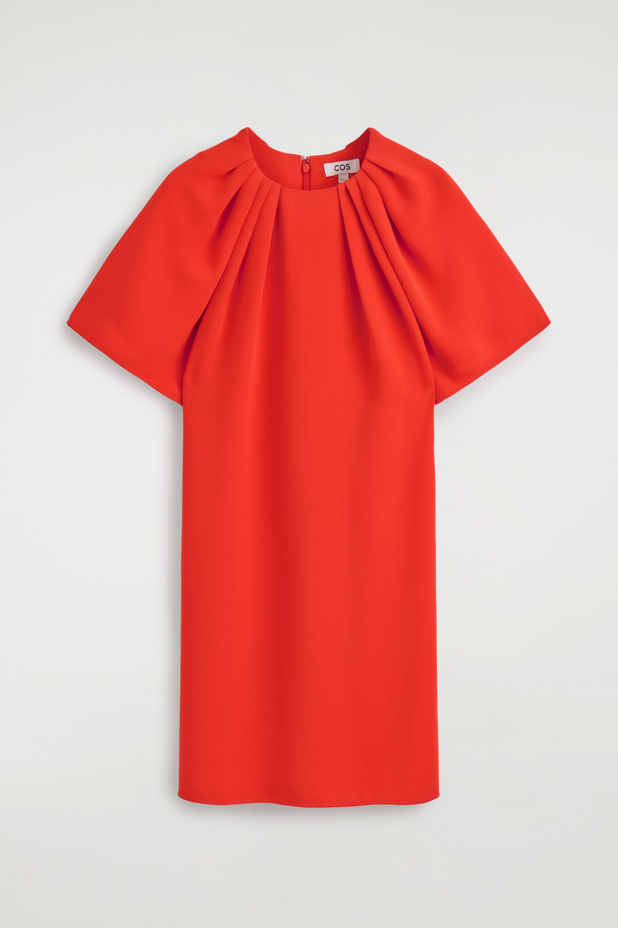 GATHERED SHORT-SLEEVED MINI DRESS - thumbnail 5
