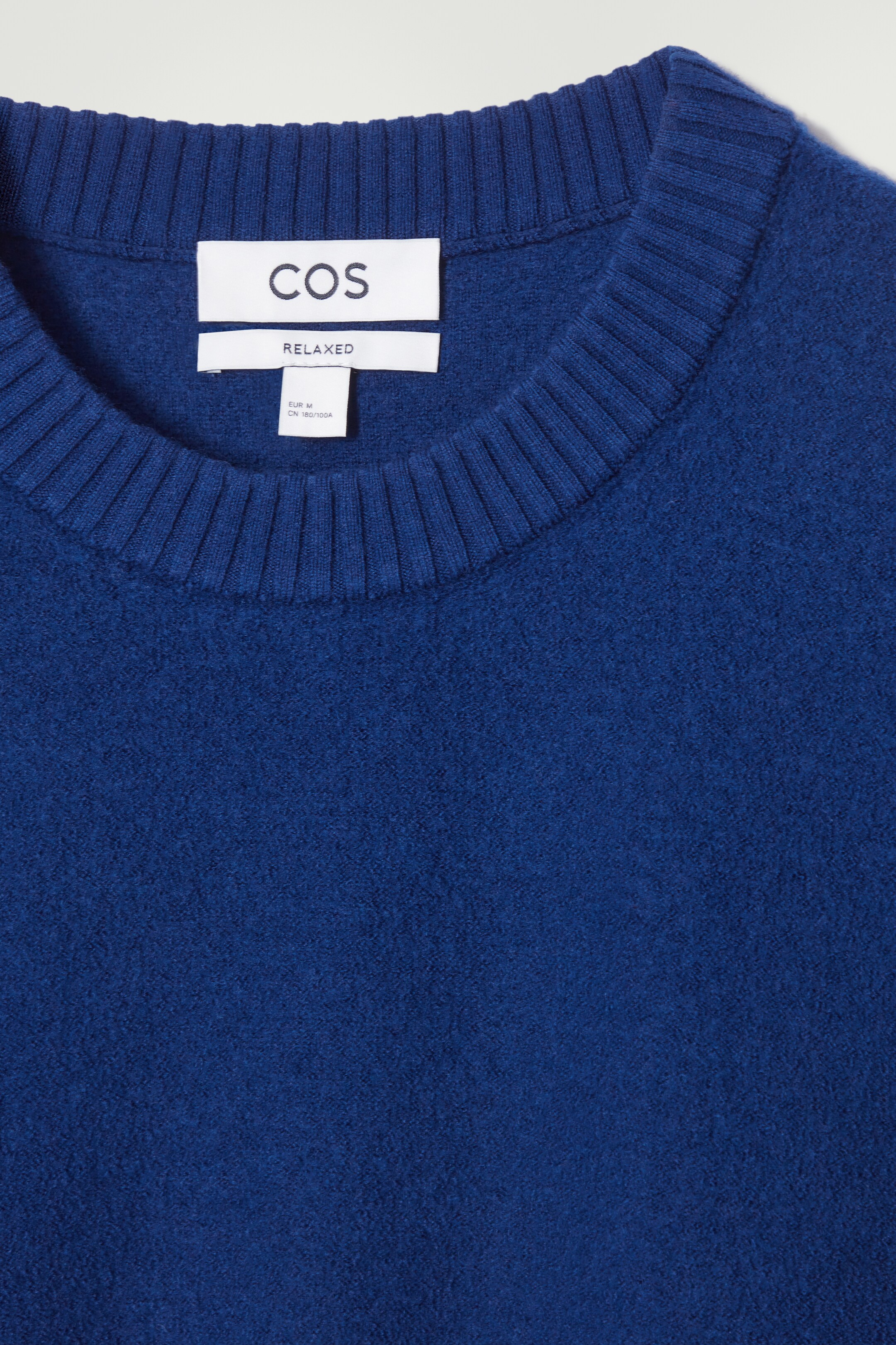 Grotere afbeelding bekijken: GEKOOKTE WOL RONDE HALS TRUI - COBALT BLUE - HEREN | H&M BE 2