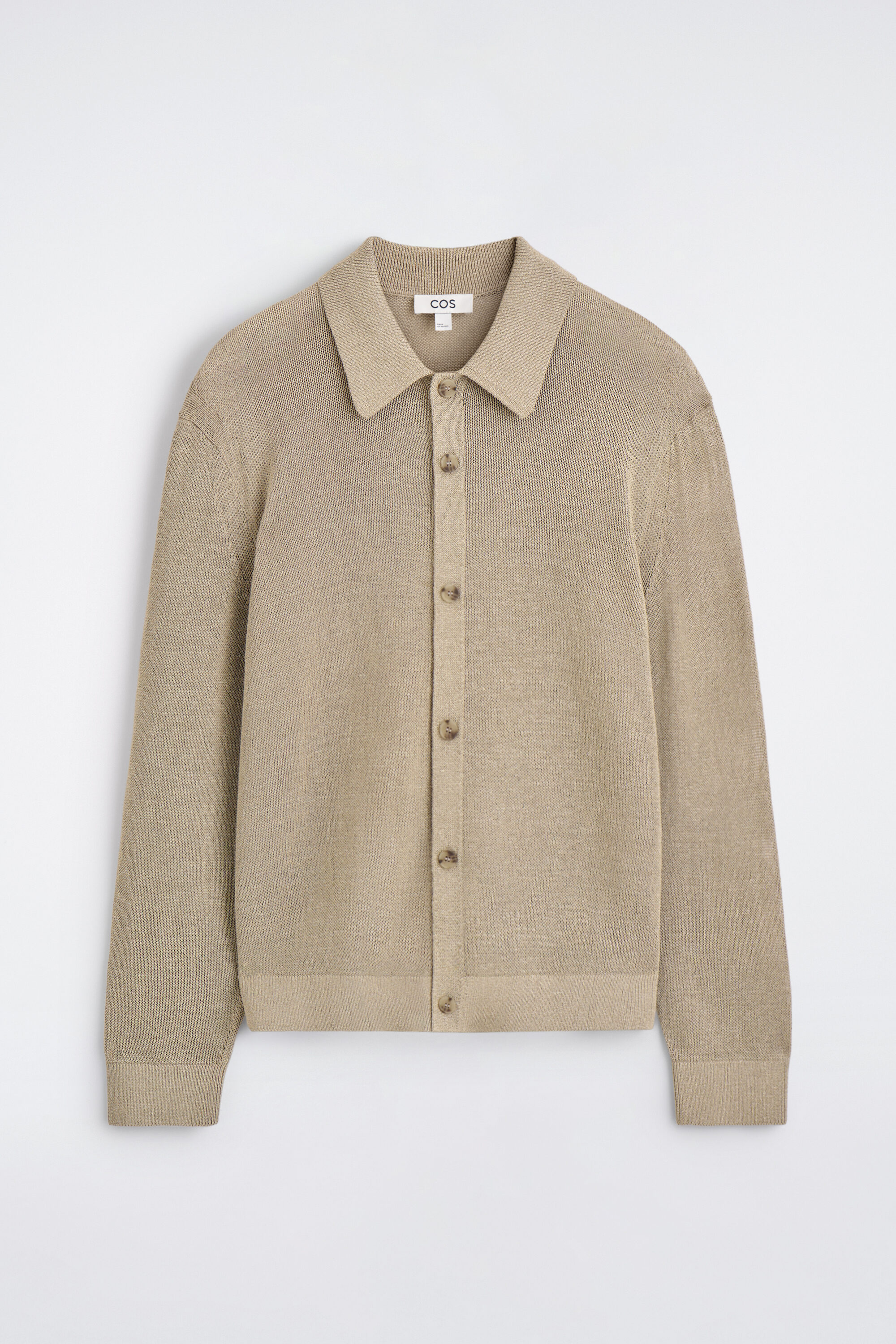 Knitted cotton cardigan