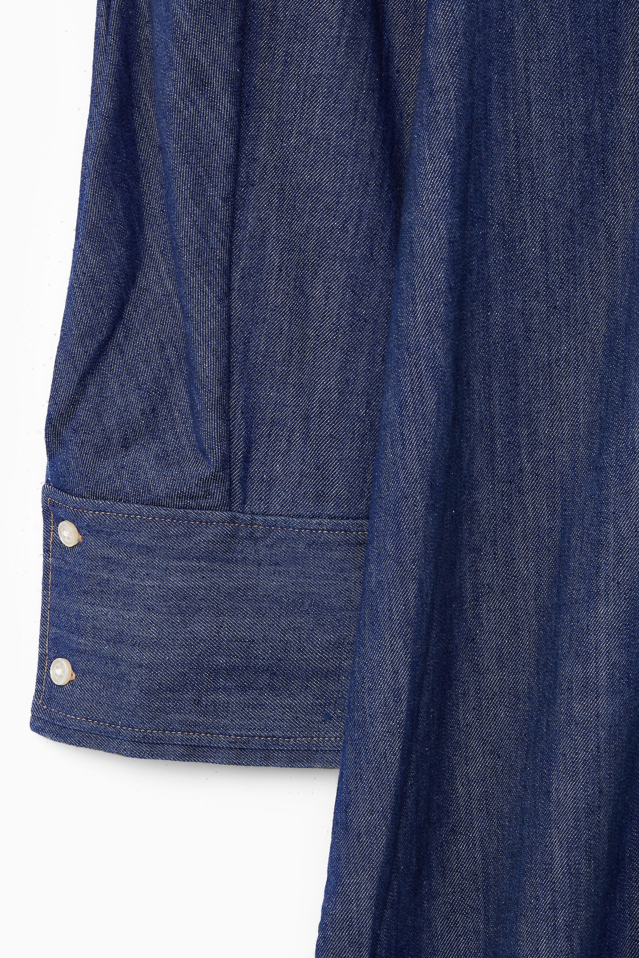 Agrandir l'image: ROBE-CHEMISE SILHOUETTE ARRONDIE DENIM - BLEU - FEMME | H&M CH 3