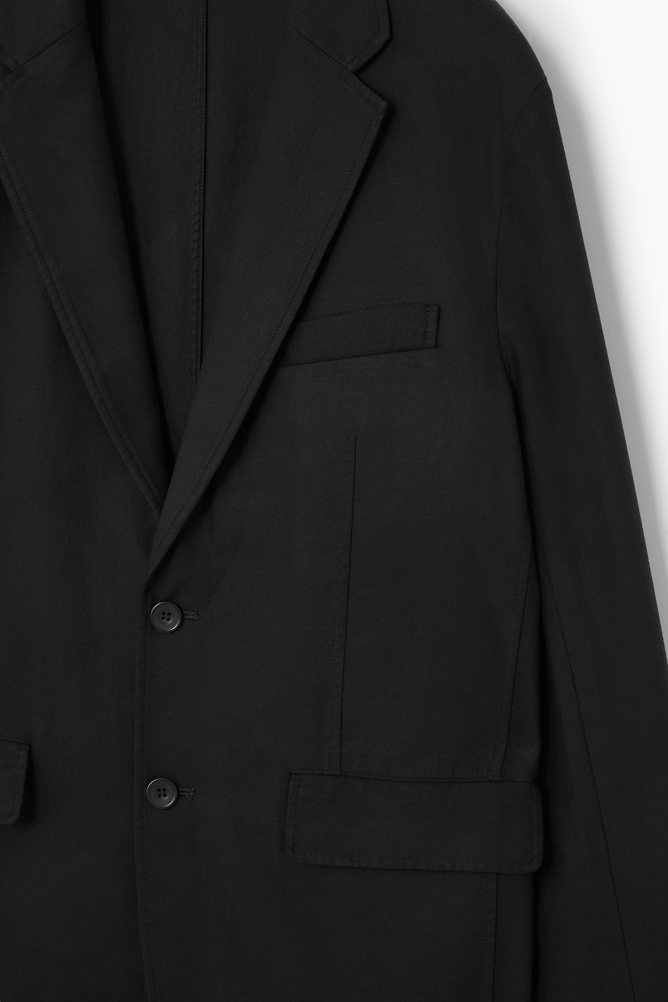 View larger image: REGULAR UNSTRUCTURED BLAZER - BLACK - Men | H&M GB 3