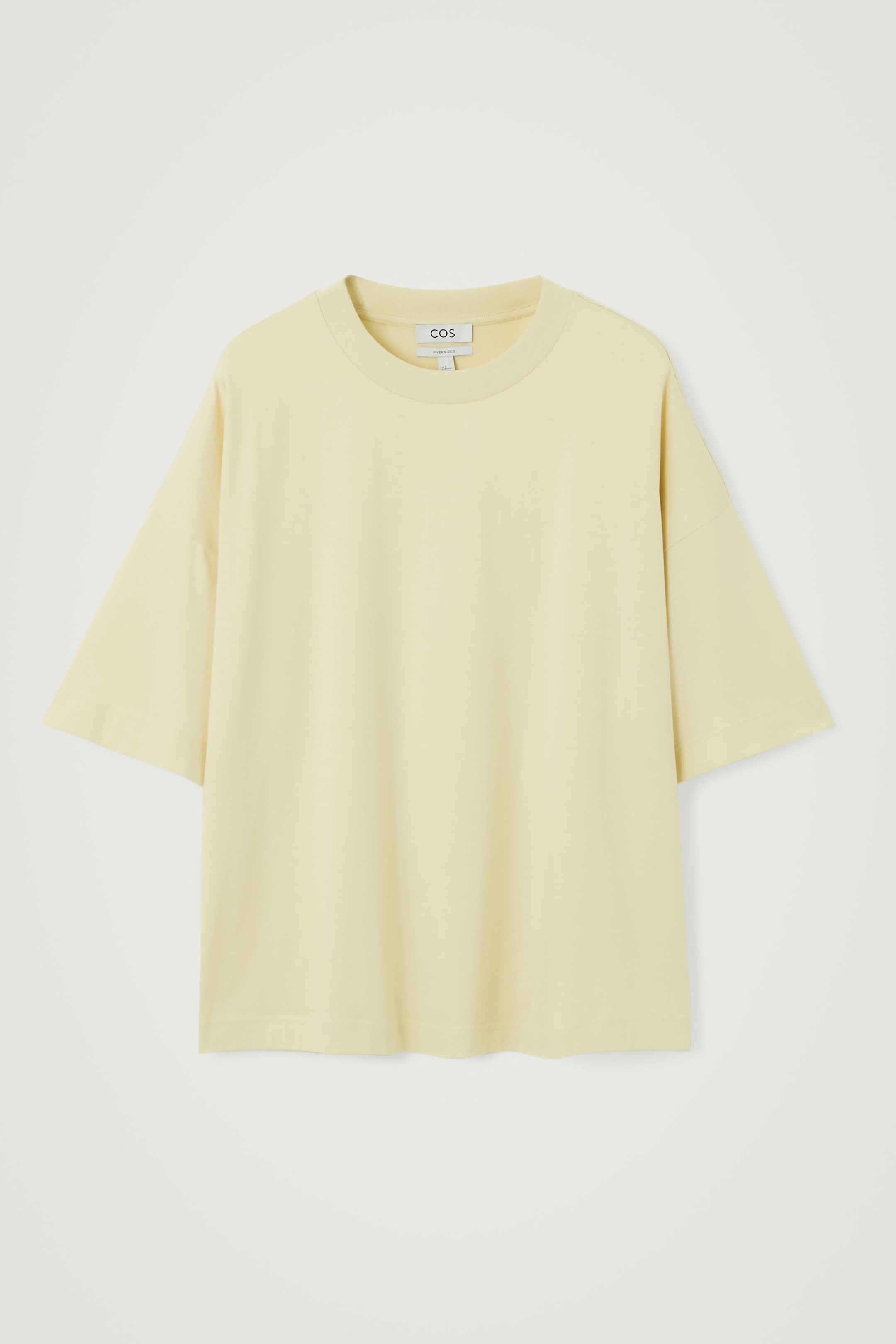 Nagyobb kép megtekintése: TÚLMÉRETEZETT, EXTRA SZÉLES PAMUT PÓLÓ - PALE YELLOW - FÉRFI | H&M HU 1