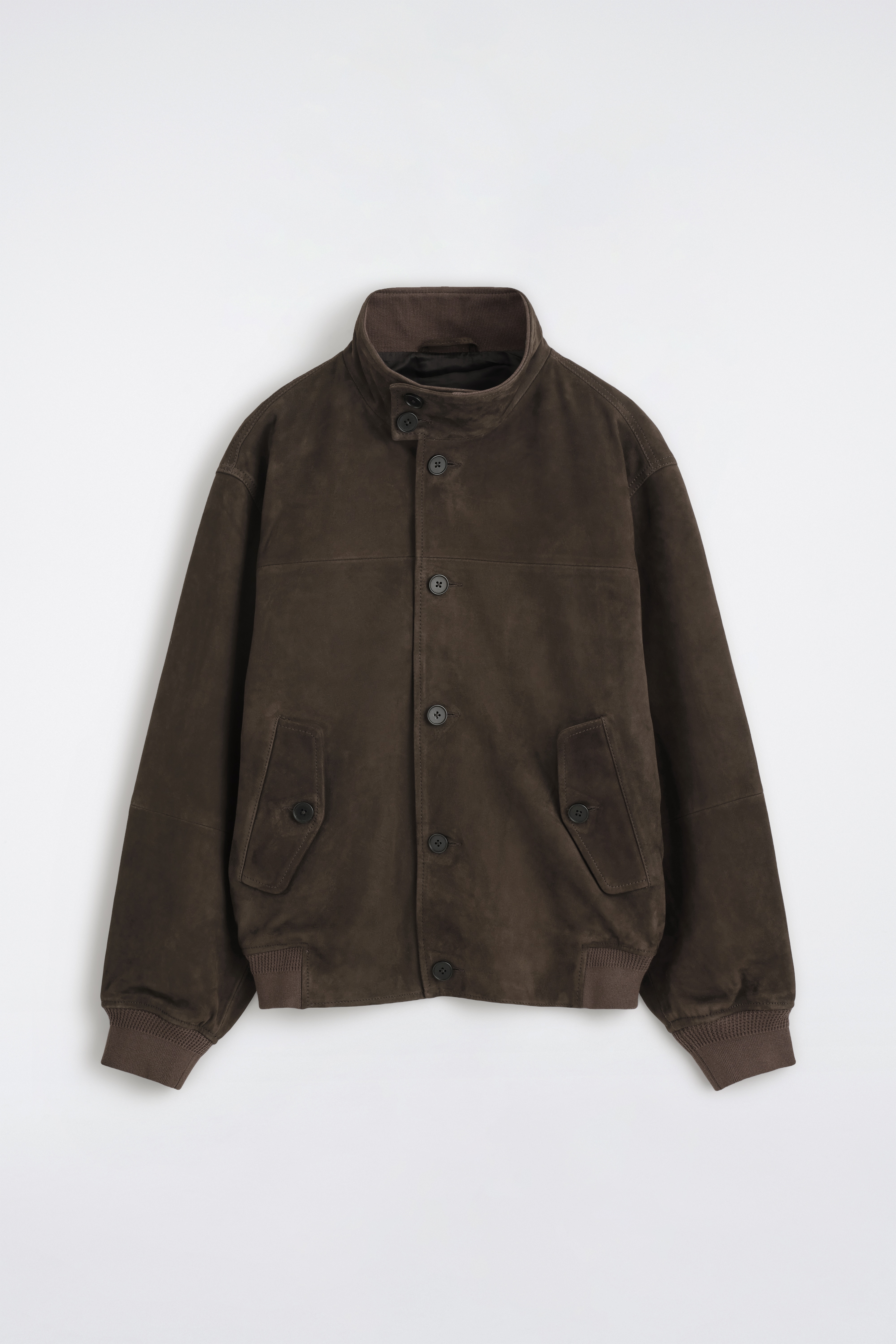 CAZADORA BOMBER ANTE CUELLO ALTO