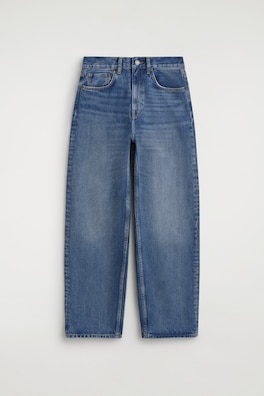 BAY BARREL-LEG JEANS — BLUE 8