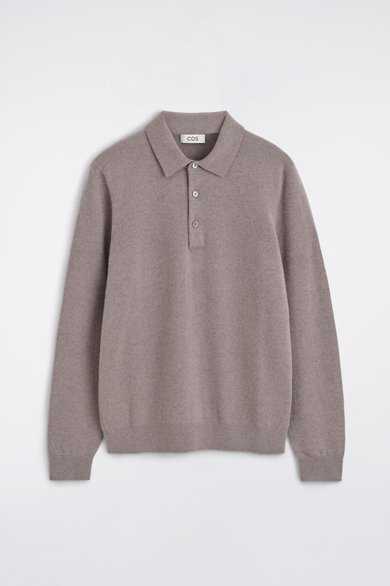 Cashmere Polo Sweater