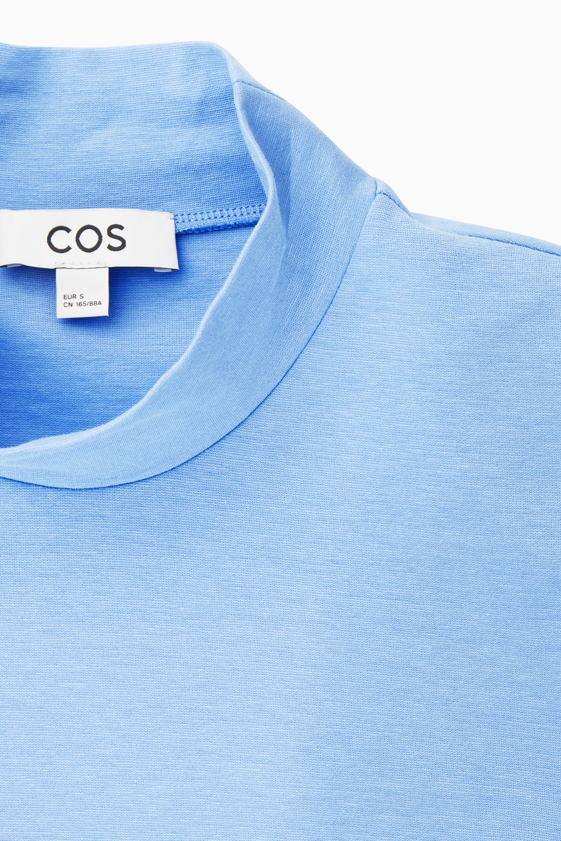 Ingrandisci l'immagine: POWER-SHOULDER CROPPED TOP - LIGHT BLUE - DONNA | H&M CH 2