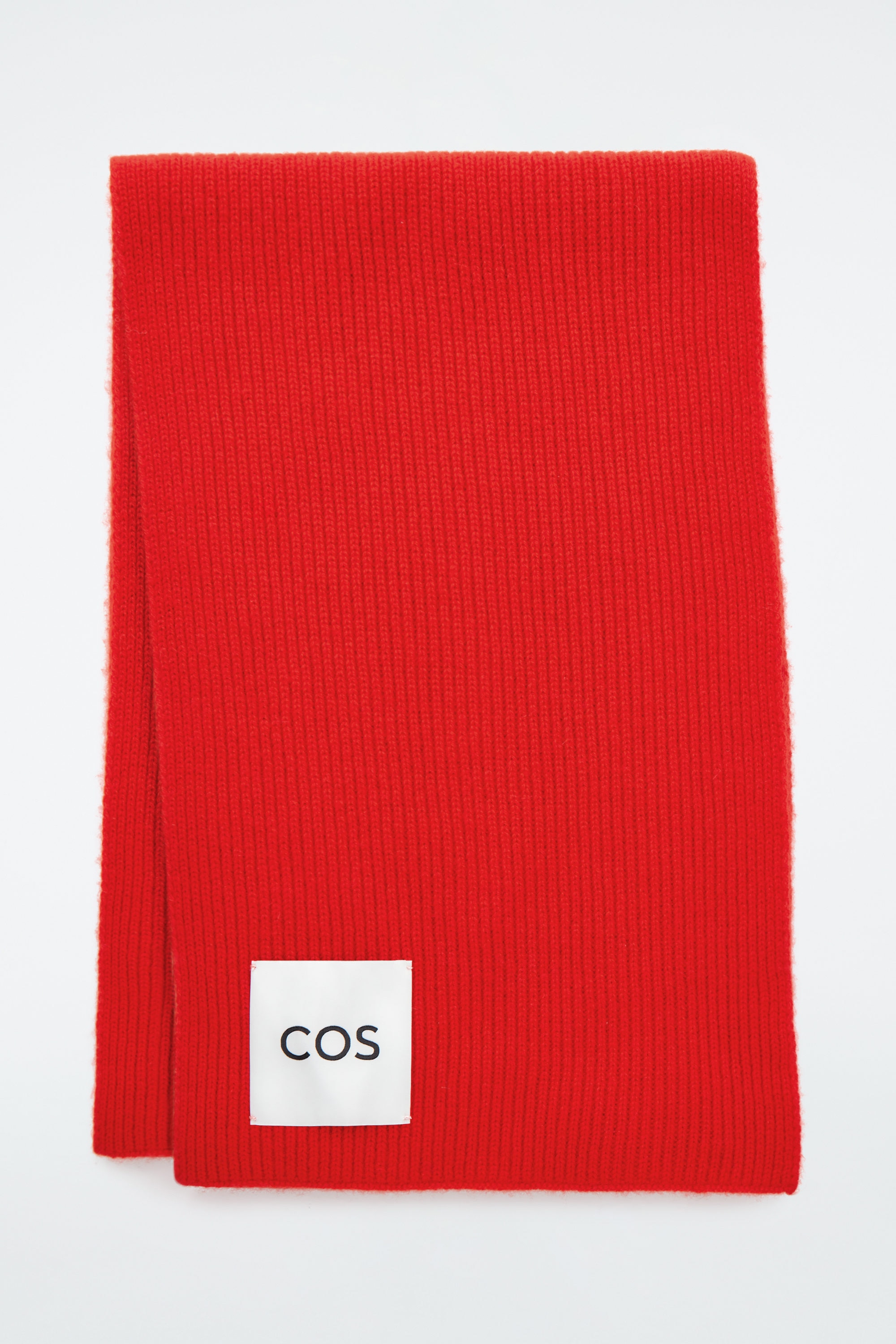 マフラー・ストール HUNTER UNISEX Rib Knit Cashmere Scarf Red HBW0001CNZRED HUNTER UNISEX Rib Knit Cashmere Scarf Red HBW0001CNZRED