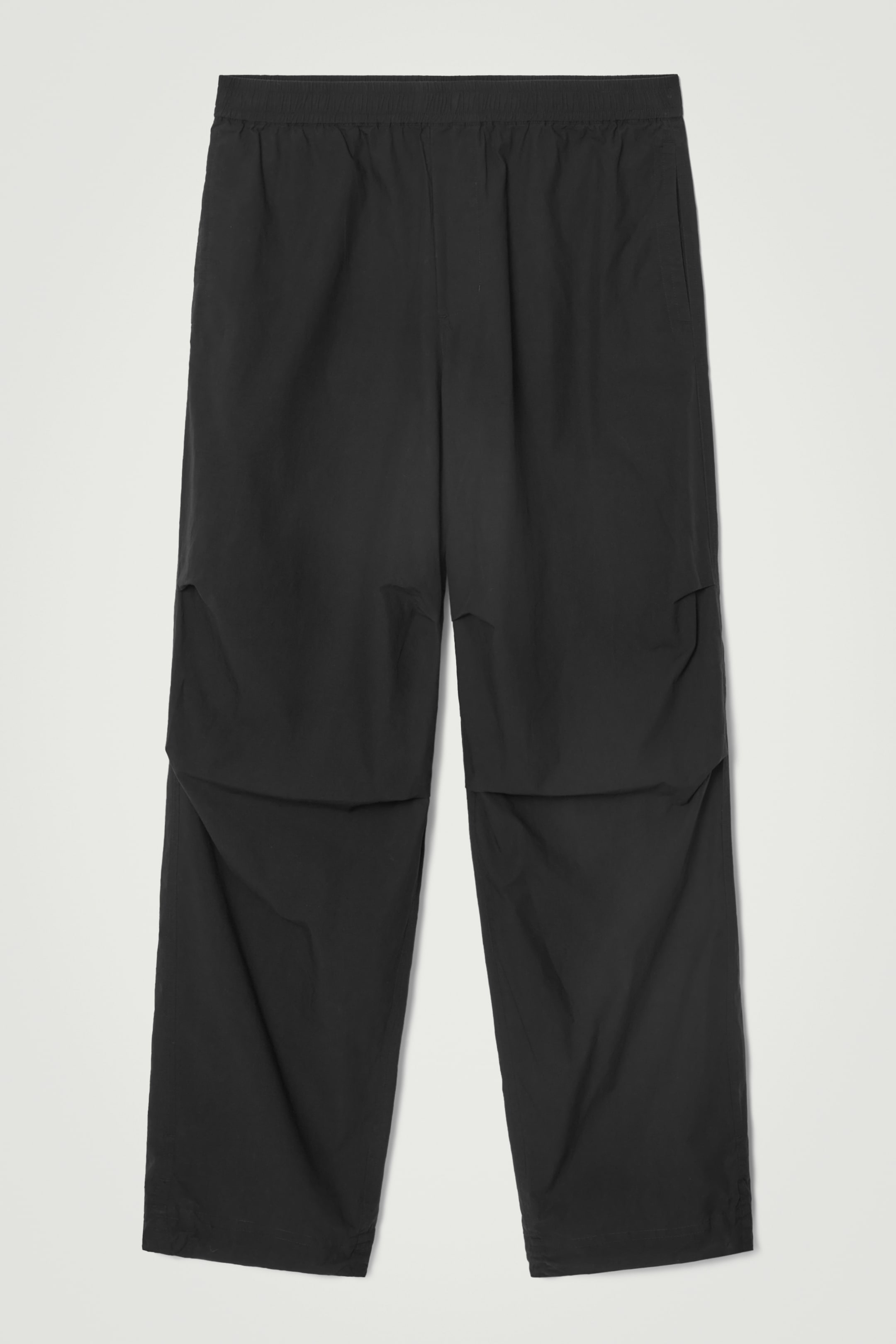 Grösseres Bild ansehen: BAUMWOLLHOSE MIT WEITEM BEIN UND ELASTISCHEM BUND - SCHWARZ - HERREN | H&M CH 1