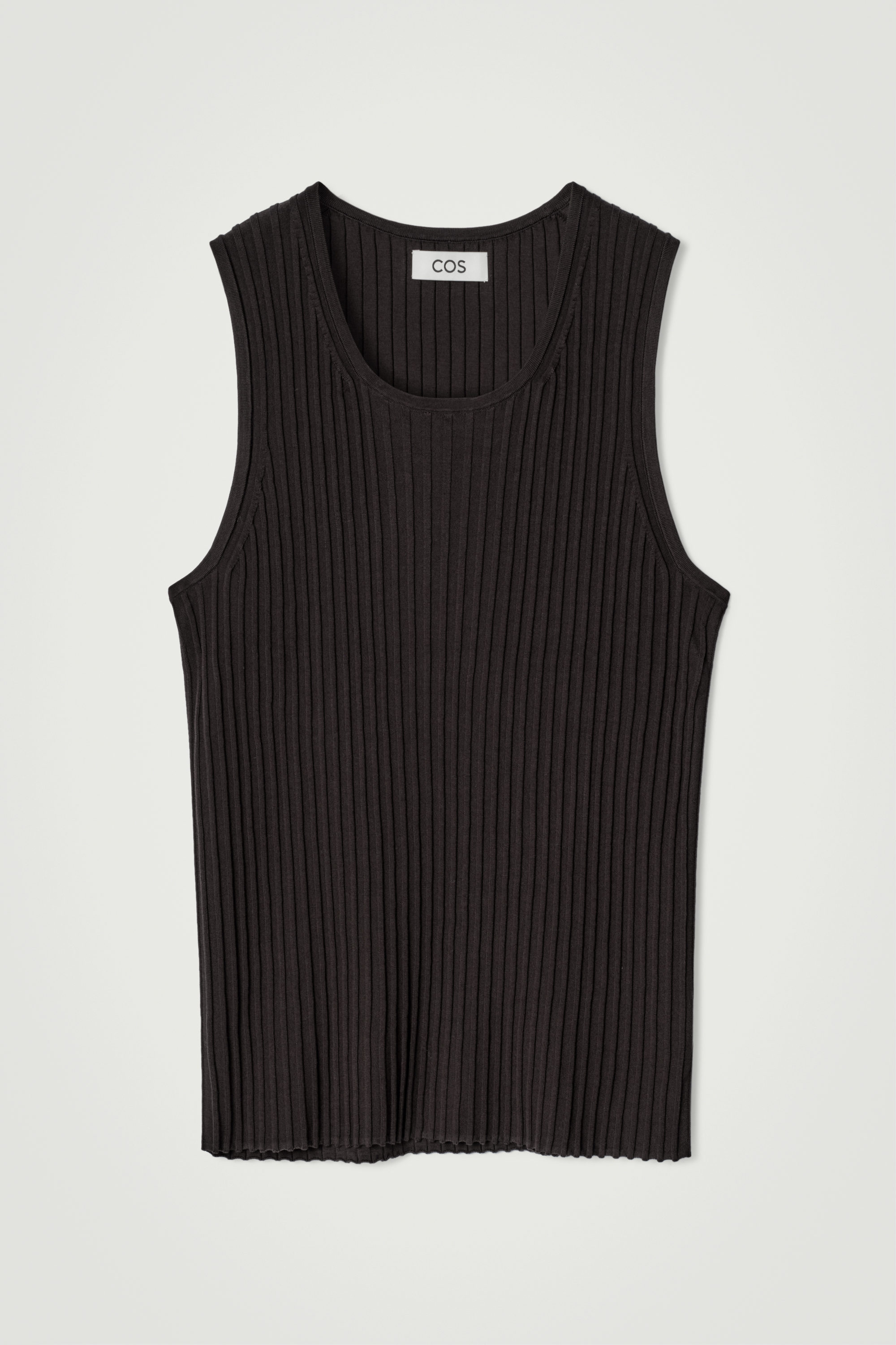 TMC 【Shanti Shanti】ベスト ネップシルク SILK-COTTON VEST - CHOCOLATE | COS