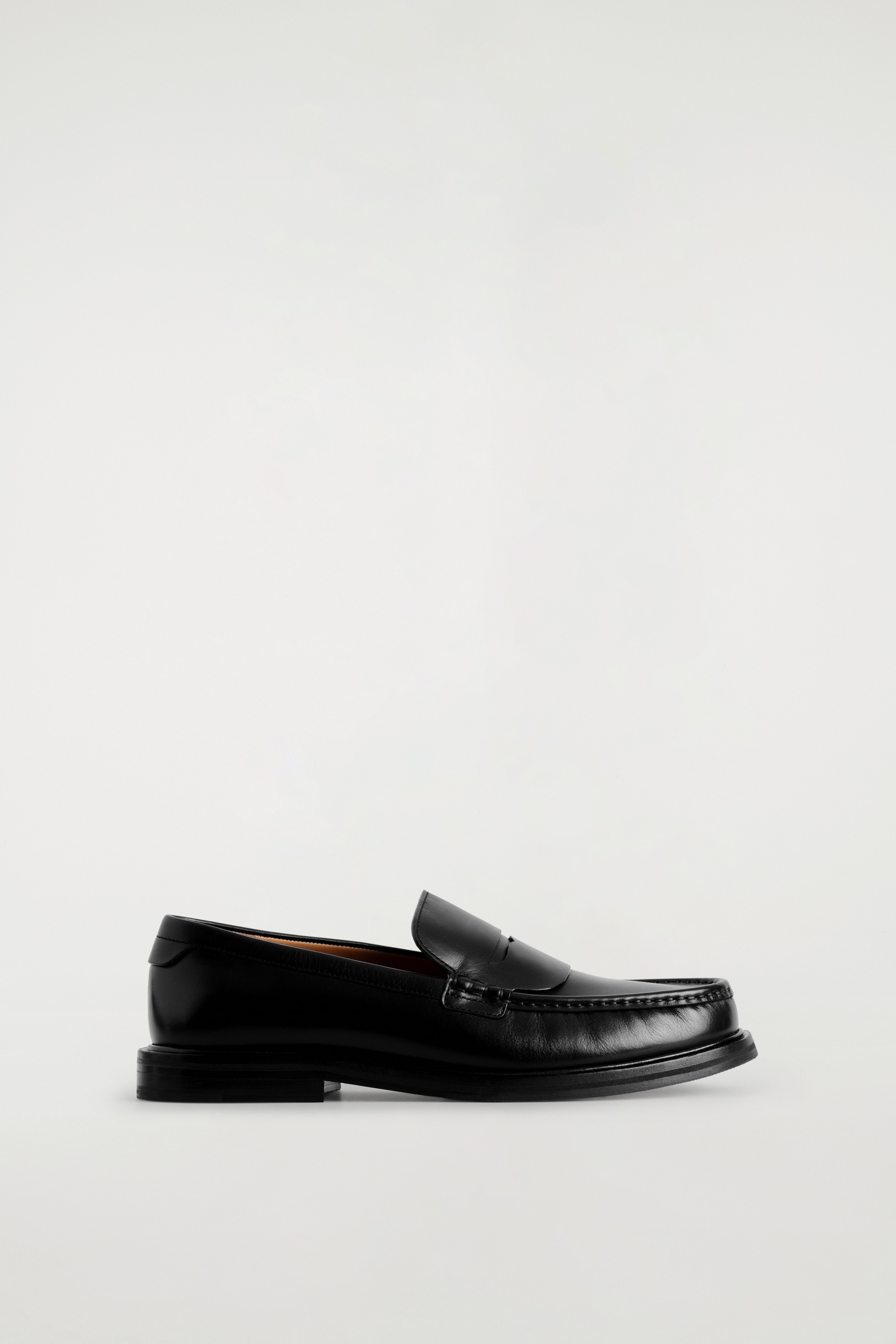 MOCASINES DE PIEL CLÁSICOS - NEGRO/MARRÓN OSCURO