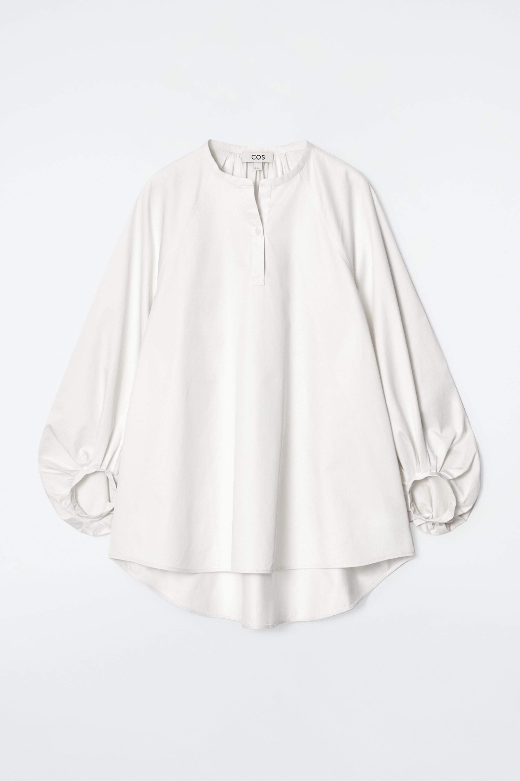 【タグ付き・新品】Raffle balloon cape Blouse ホワイト Raffle balloon cape Blouse[White] – L'AUBE BLANC