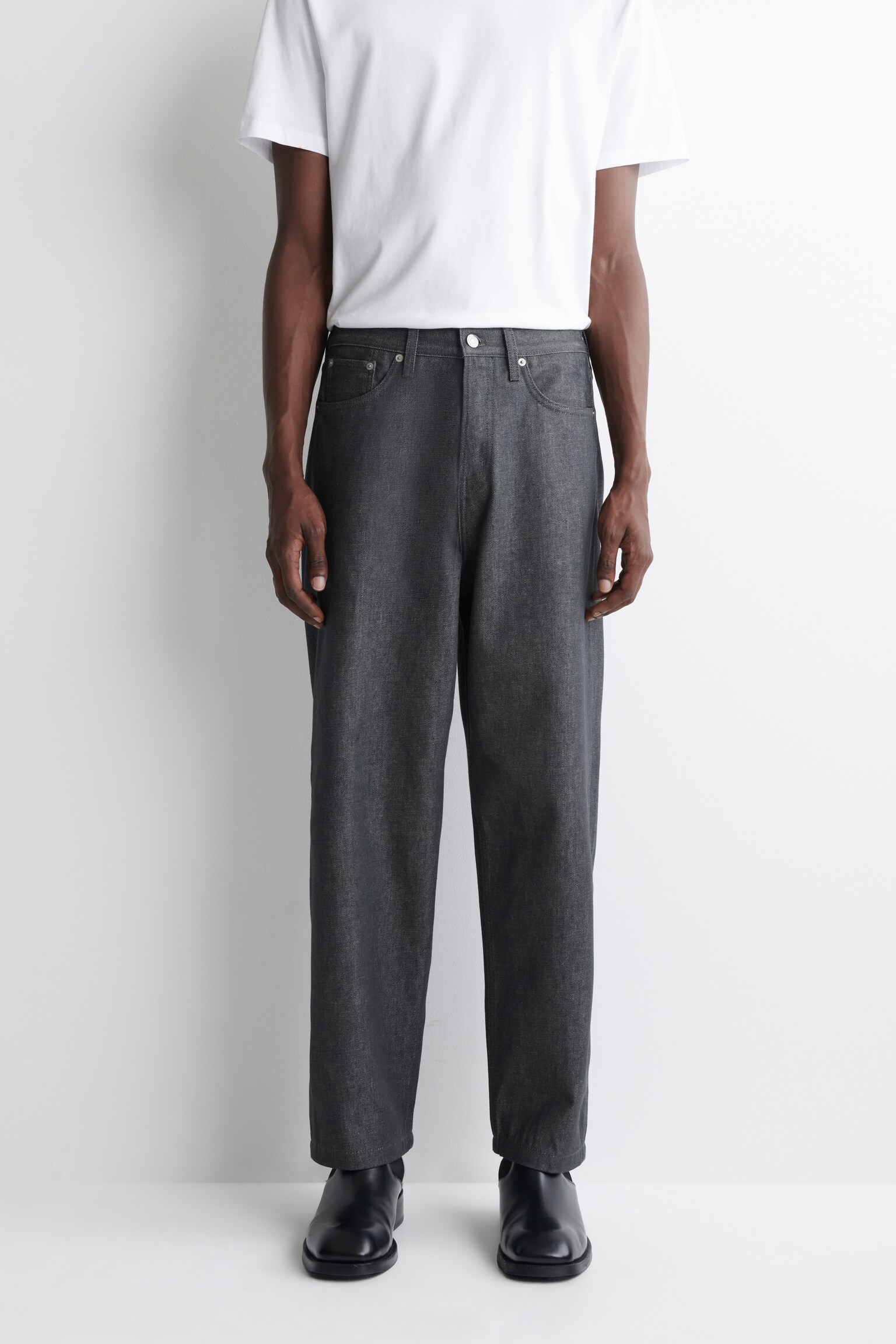 DOME STRAIGHT-LEG JEANS - DARK GREY/DARK BLUE/BLACK/BLACK/MOLE / HERRINGBONE/BEIGE - 3