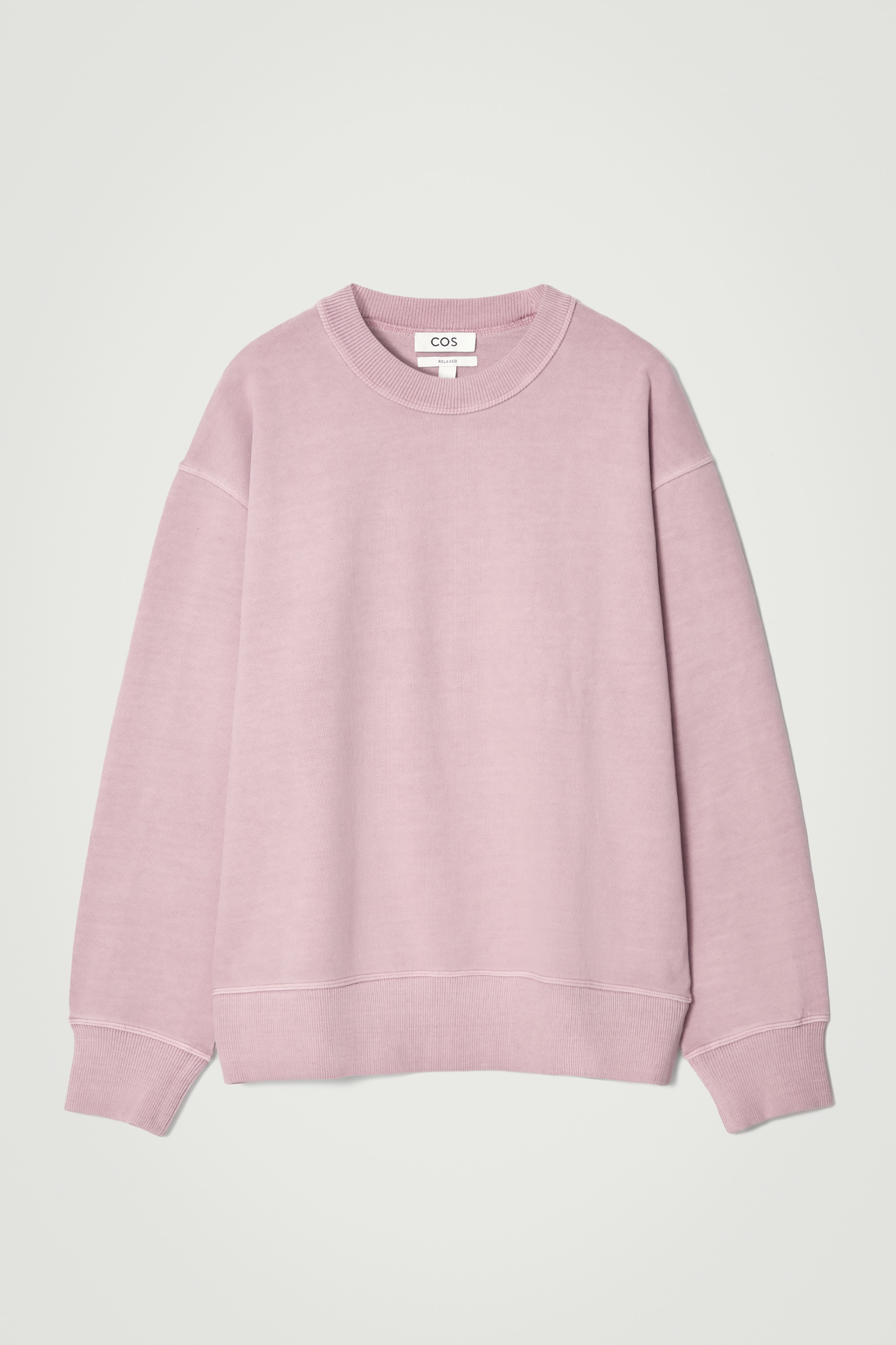 VOLNÁ MIKINA Z PRANÉHO BAVLNA - RŮŽOVÁ/VYPRANÁ BURGUNDOVÁ/VYPRANÁ TMAVĚ MODRÁ/VYPRANÁ ČERNÁ