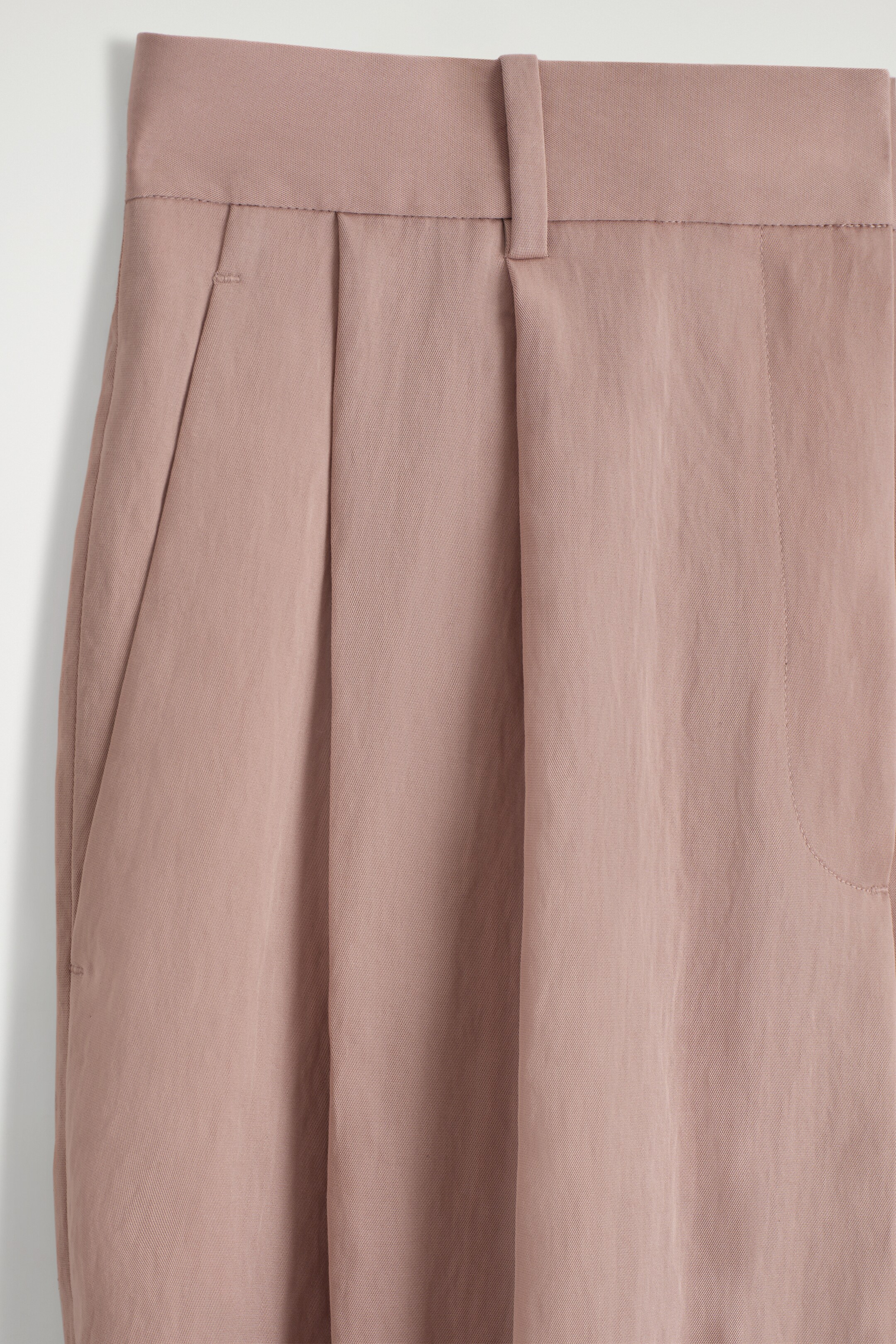 Zobraziť väčší obrázok: Voľné široké nohavice s plynulým padnutím - SVETLÁ RUŽOVÁ - ŽENY | H&M SK 6
