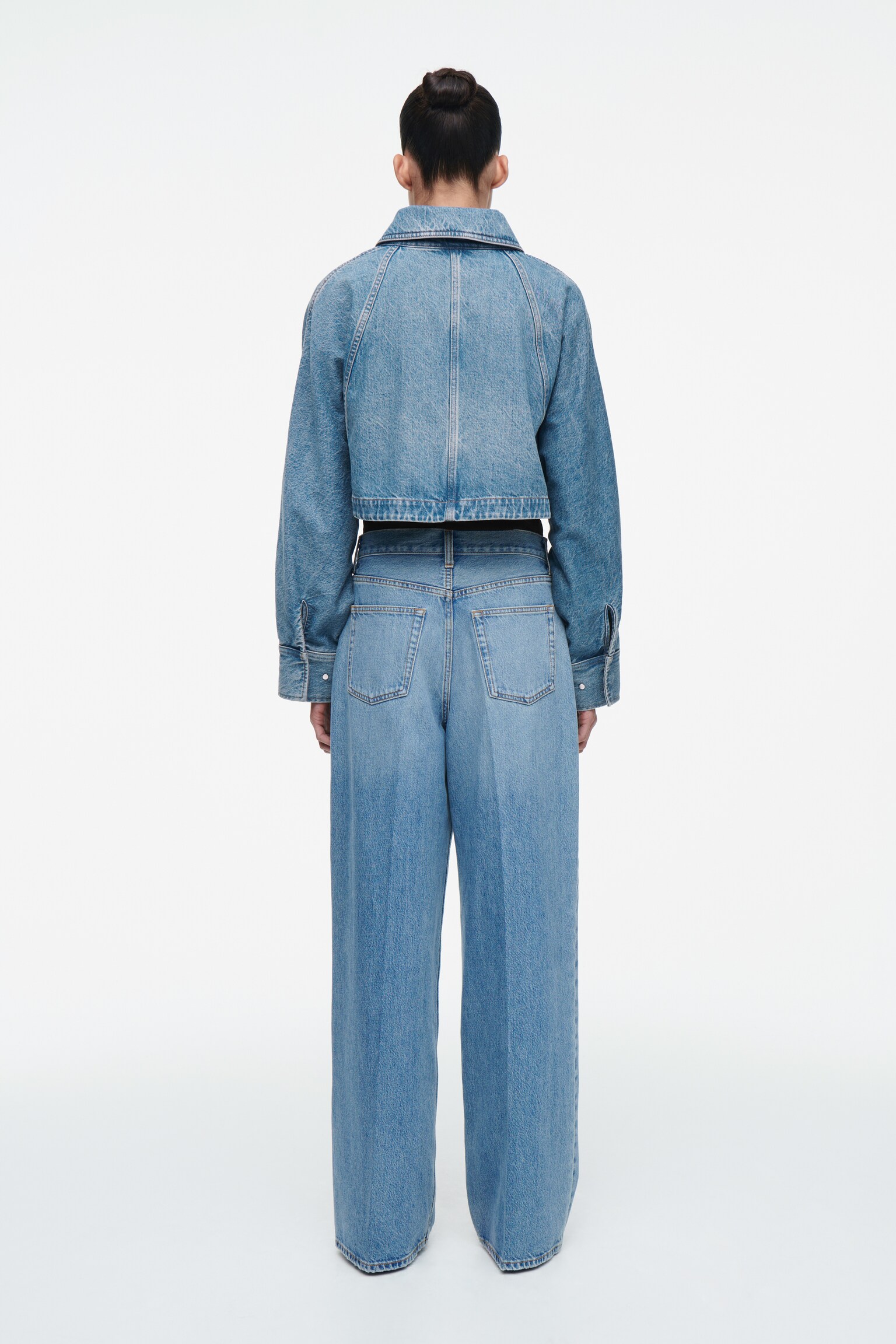 VESTE COURTE DENIM - BLEU CIEL - 5
