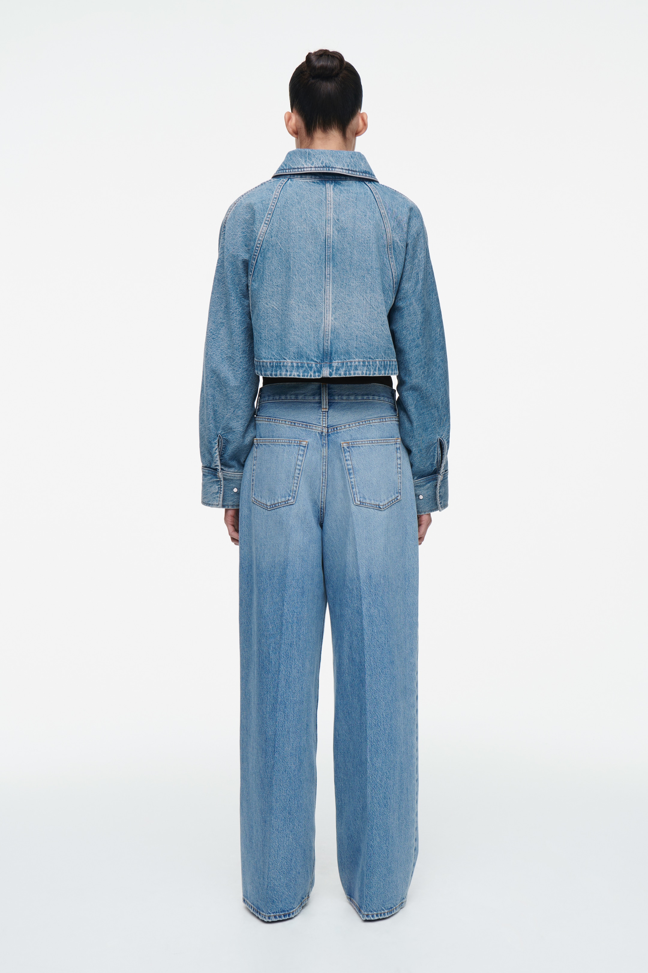 Agrandir l'image: VESTE COURTE DENIM - BLEU CIEL - FEMME | H&M BE 4