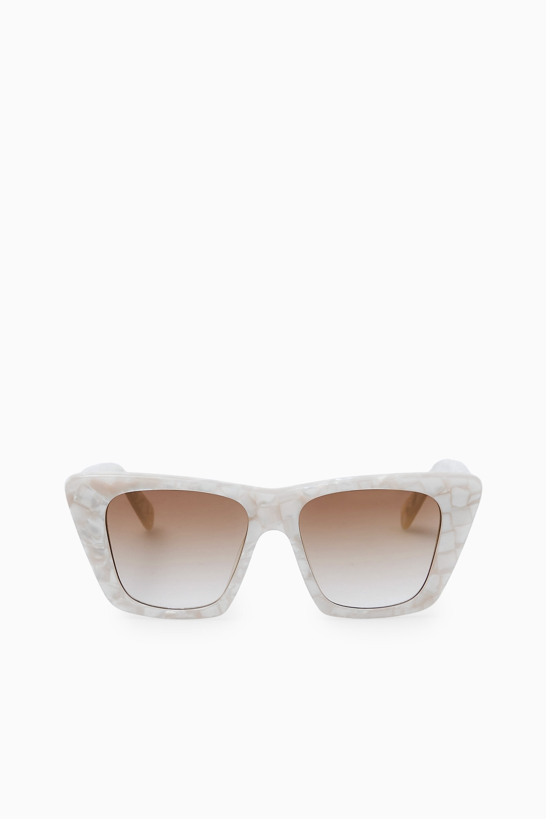 OVERSIZED CAT-EYE SUNGLASSES